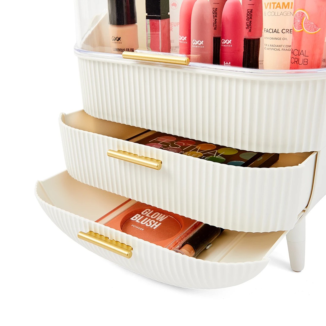 3 Cosmetic Organiser with 2 Drawers, 3 of 10