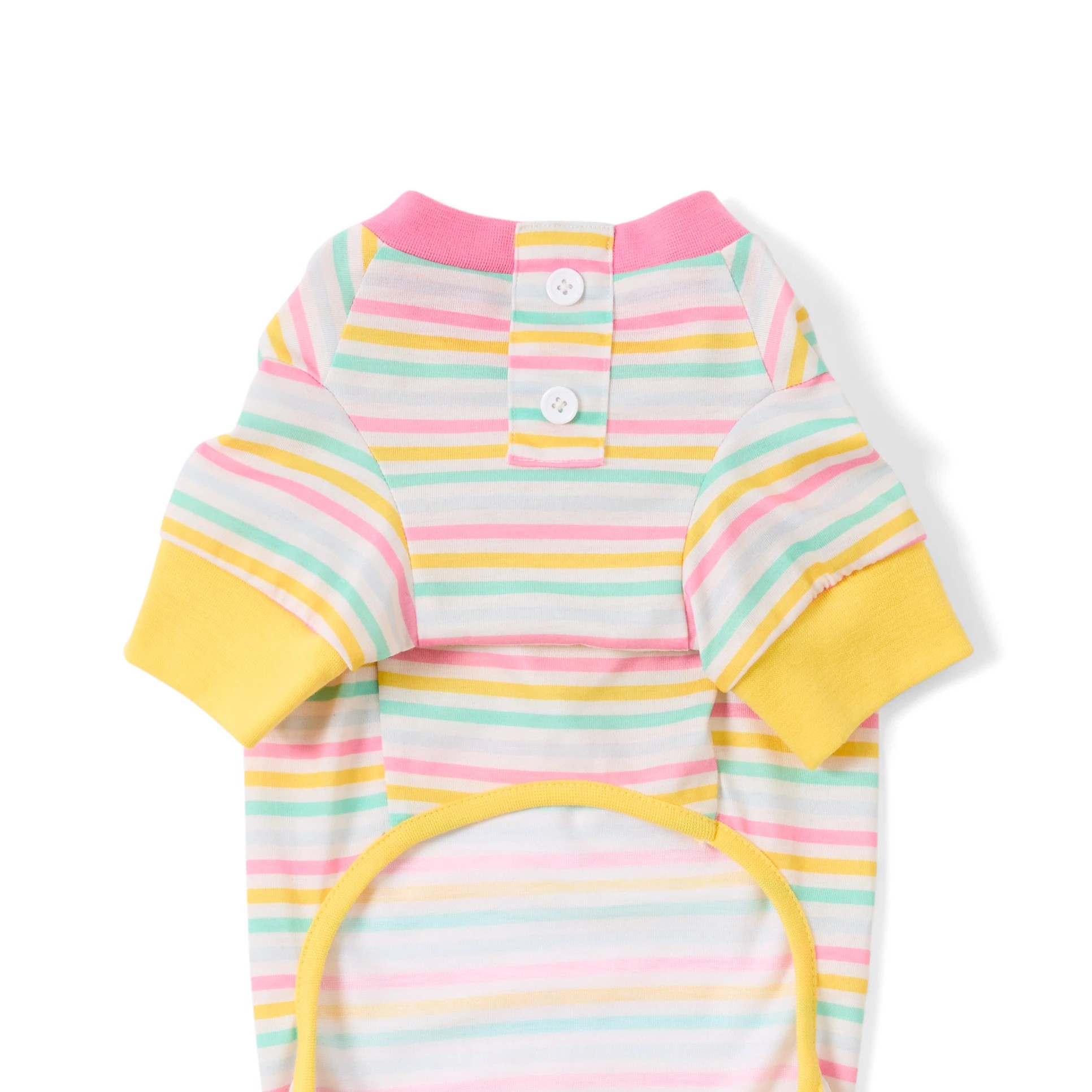 7 Pet Pyjamas Stripe - Extra Large, Pink, 7 of 9