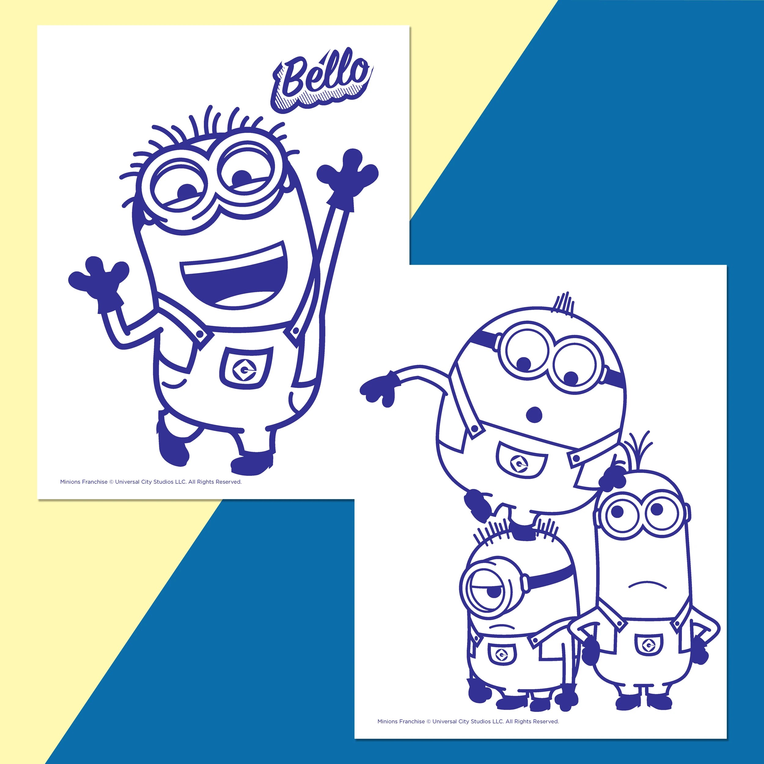 4 Illumination's Minions: Kaleidoscope Colour-Me Magnets Colouring Book, 4 of 5