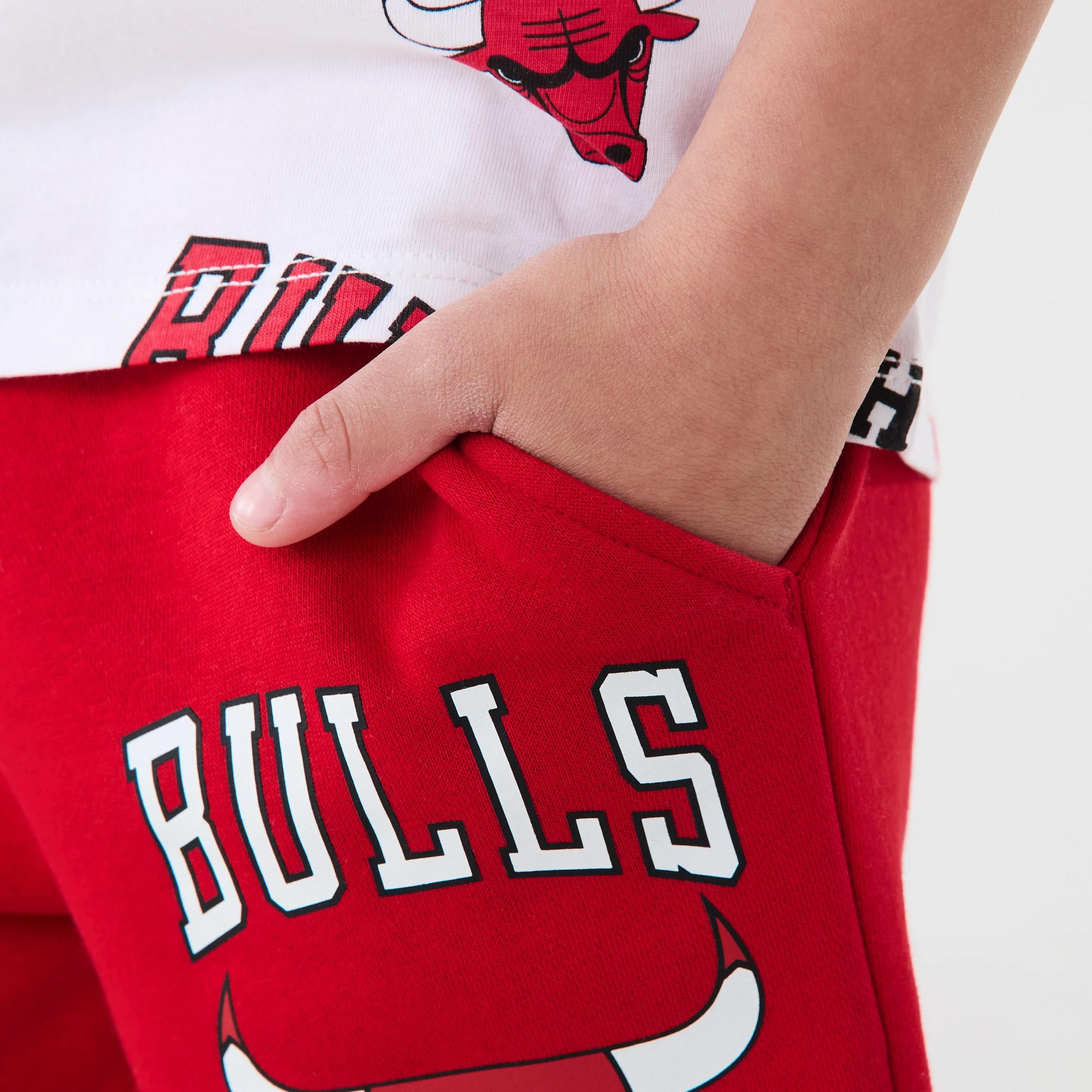 5 Official NBA Kids Mini Shorts RED BULLS, 5 of 8