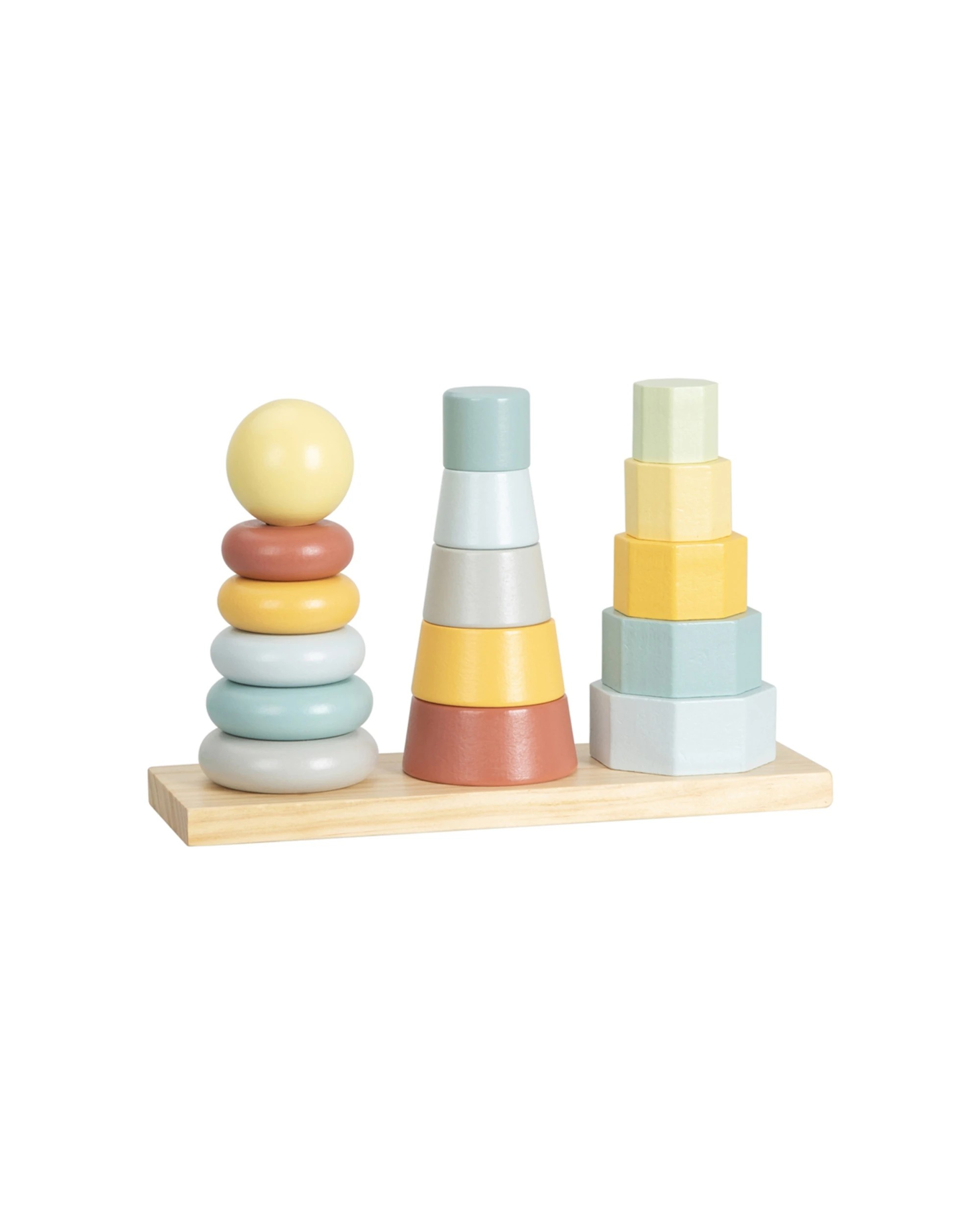 1 Tooky Toy My Forest Friends Shape Tower Fun Learning Set Kids Children - Multi, 1 of 2