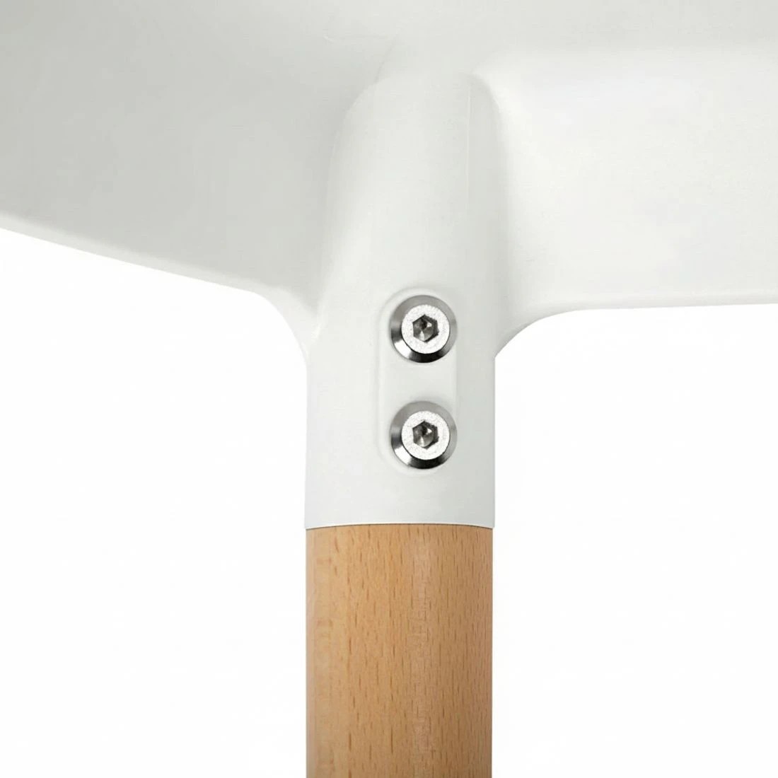 7 Artiss Dining Chairs Set of 4 Plastic en Stackable - White, 7 of 7