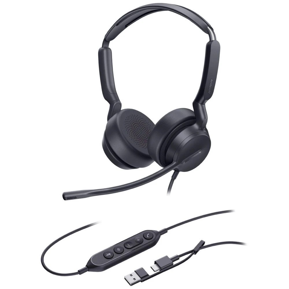 1 Yealink UH42 Dual Wired Headset Black, 1 of 4
