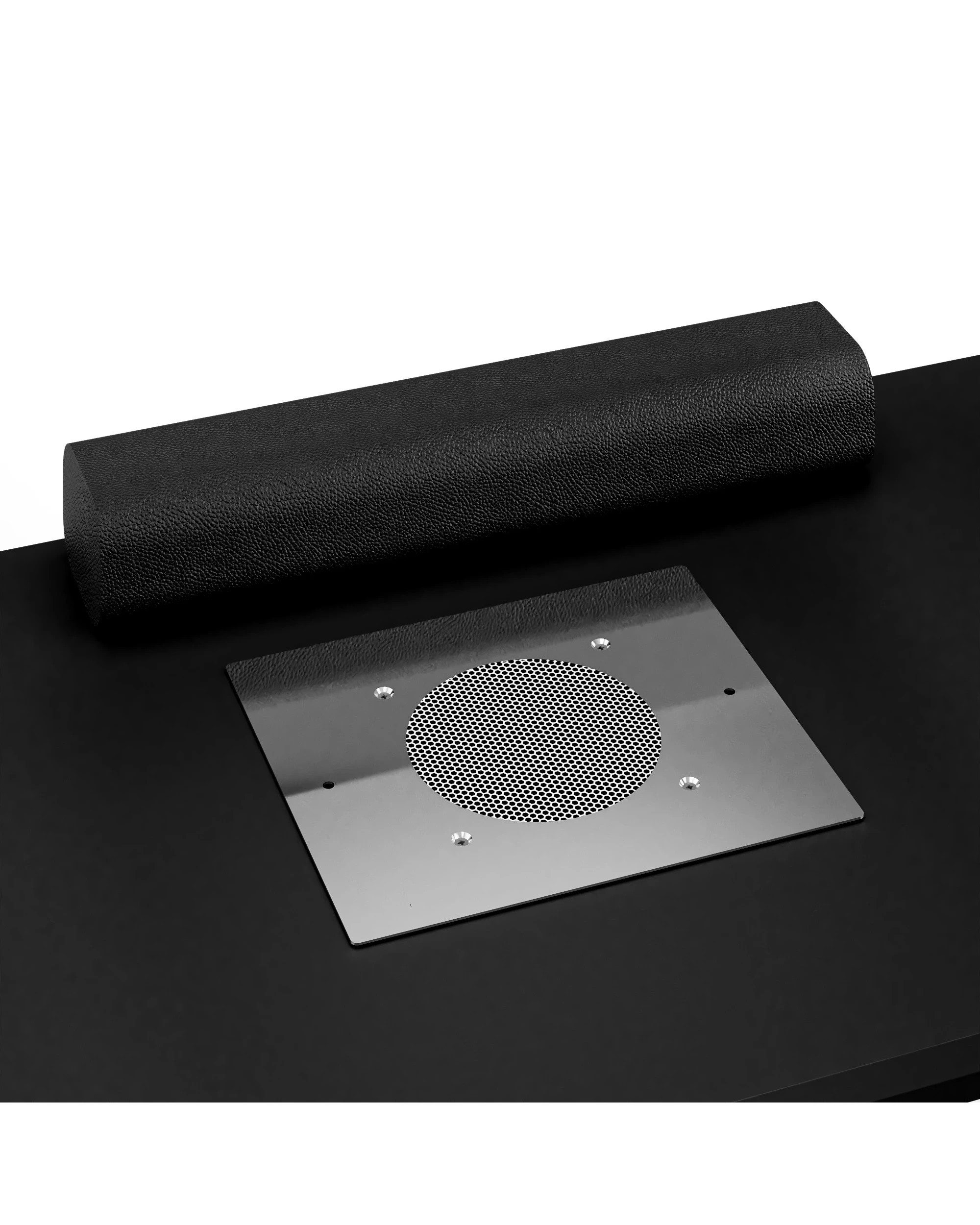 6 Advwin Manicure Table Dressing Nail Tech Desk with Dust Collector Rotating Reversible L-Shaped Salon Workstation - Black, 6 of 8