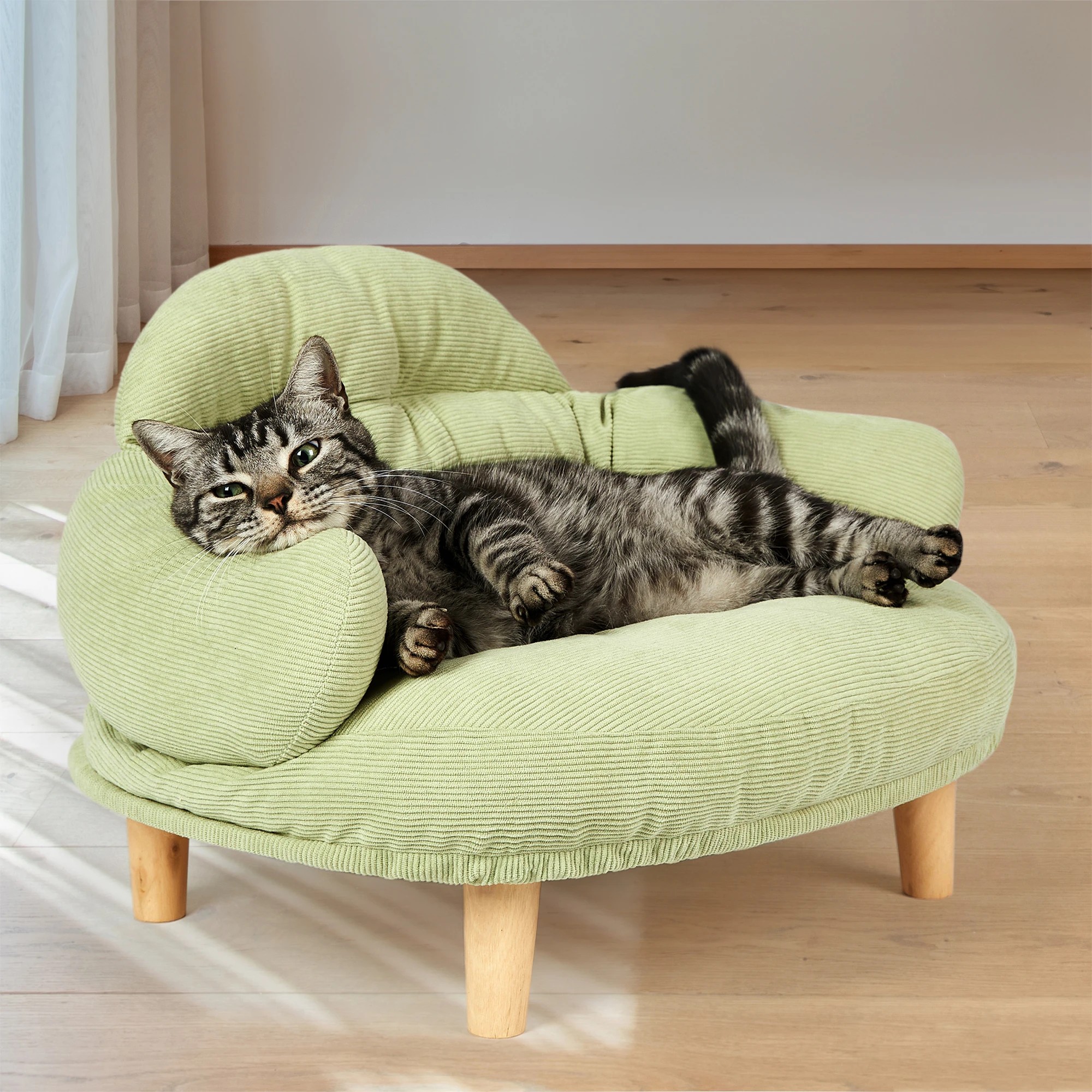 7 Pawz Elevated Pet Sofa Large - Green, 7 of 7