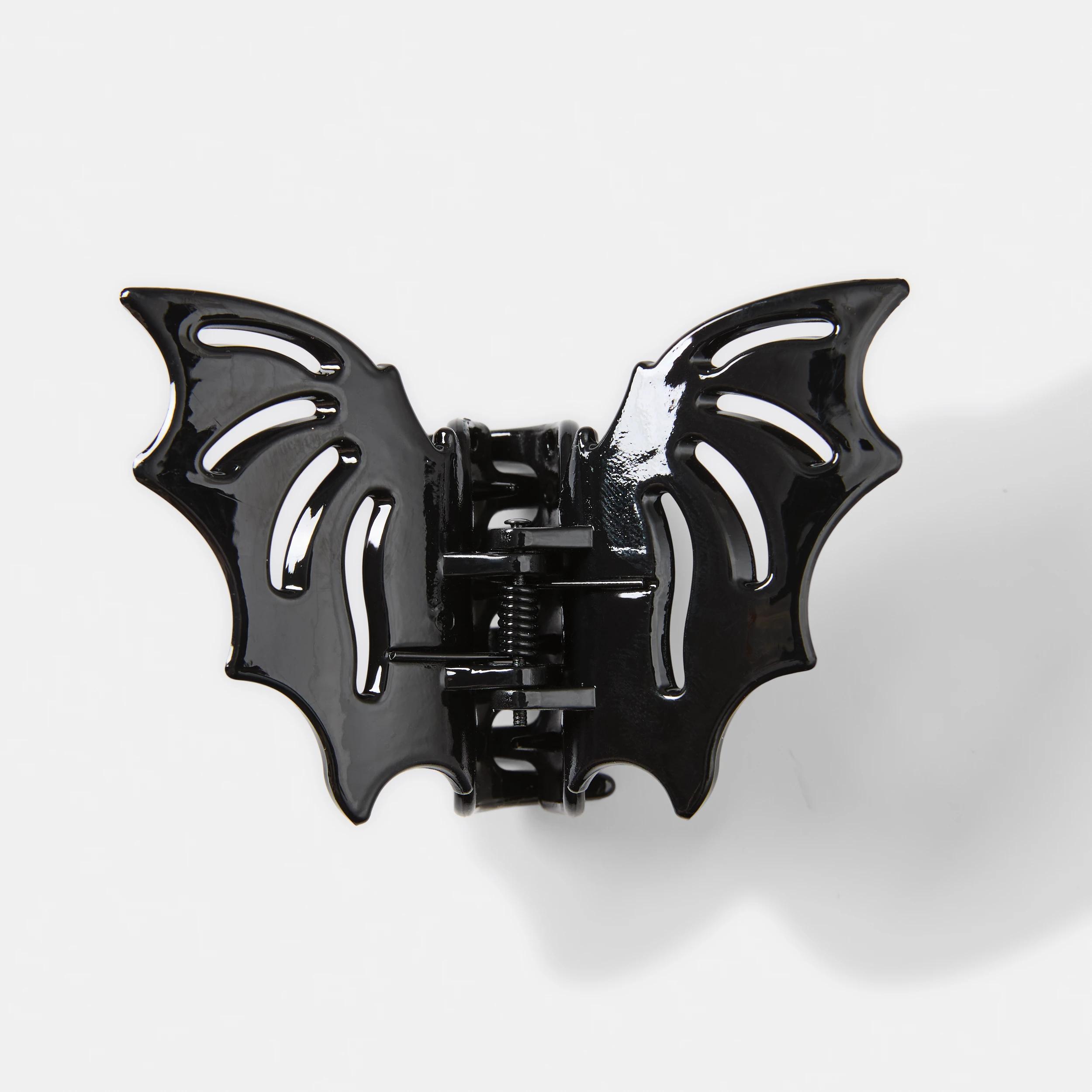 1 Black Halloween Bat Claw Hair Clip Black, 1 of 4