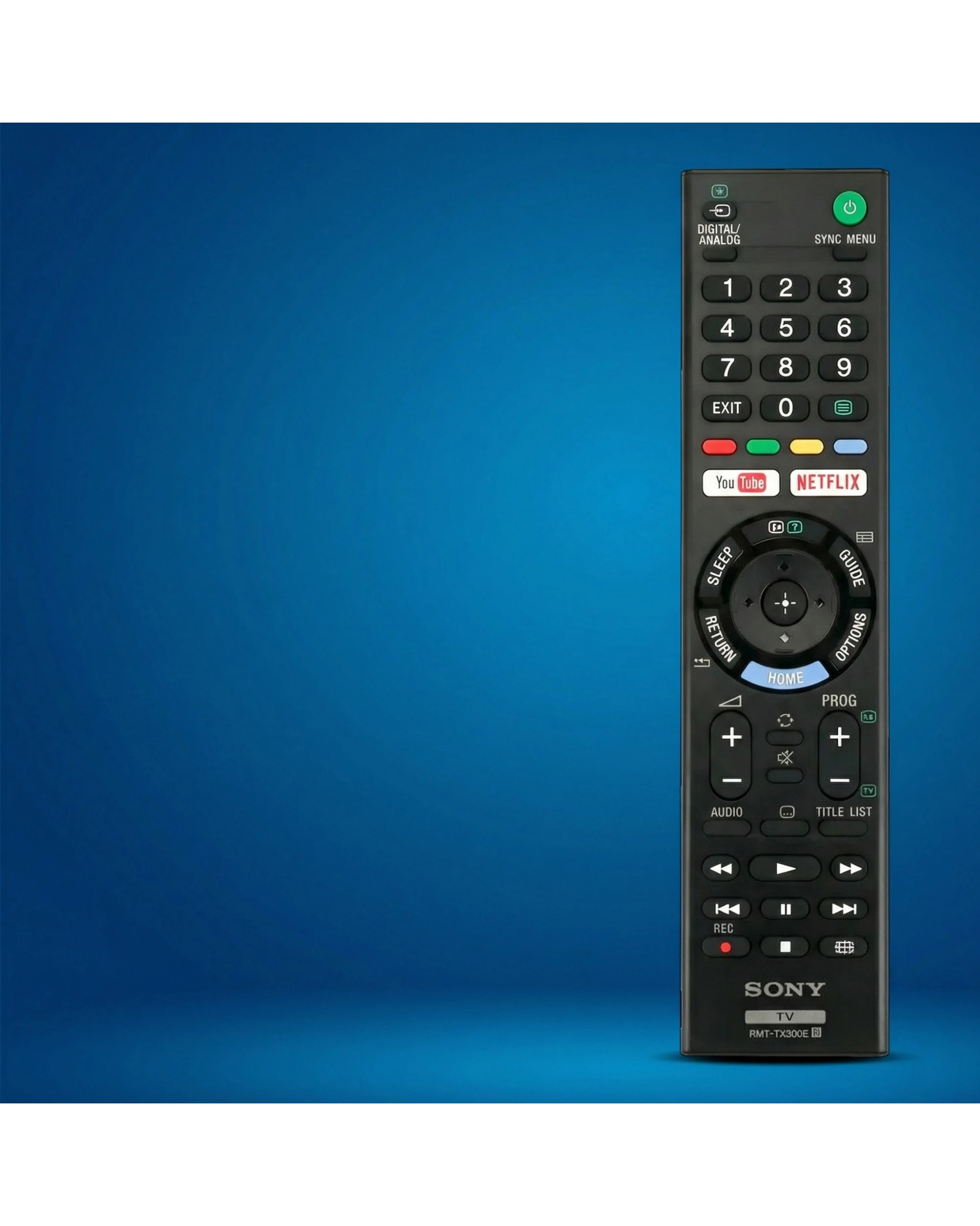 2 Sony TV Remote Control - RMT-TX300E - Black, 2 of 3