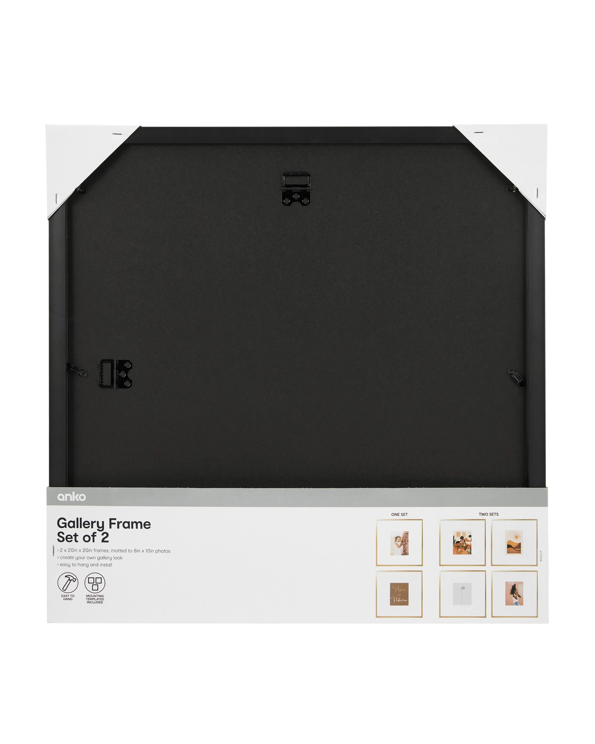 6 2 Piece Gallery Frame Set - Gold Look, 6 of 6