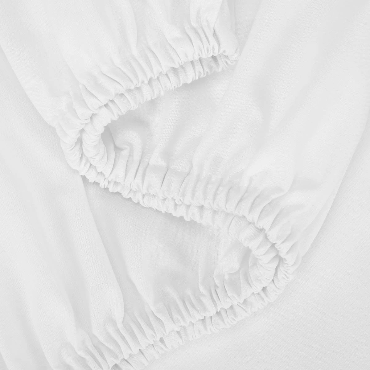 3 180 Thread Count Sheet Set - Single Bed, White, 3 of 7