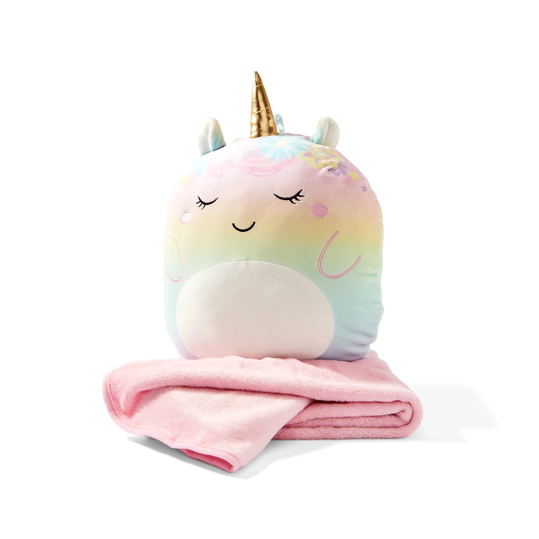 2 2-in-1 Unicorn Travel Blanket and Pillow, 2 of 6