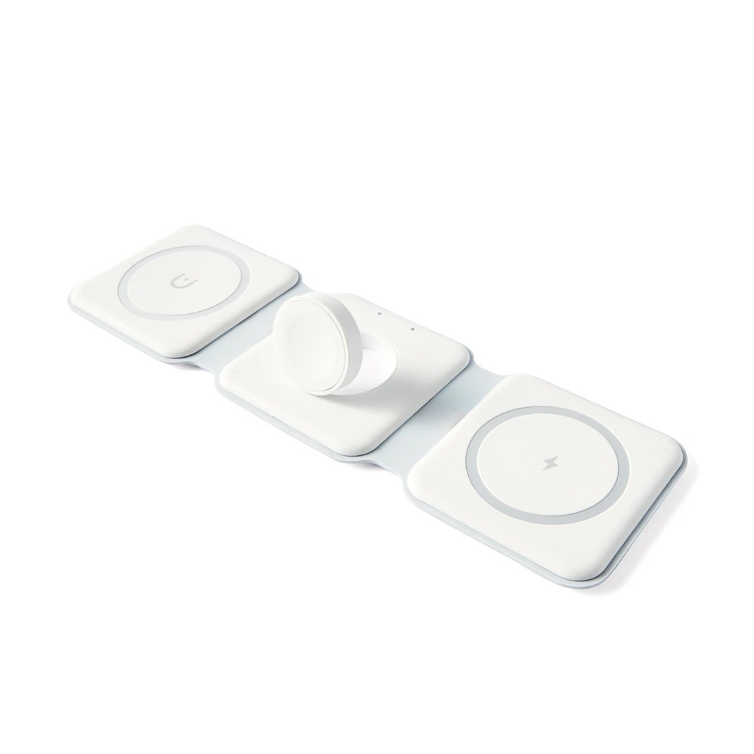 3 Foldable 3-in-1 Magnetic Travel Charger - White, 3 of 10