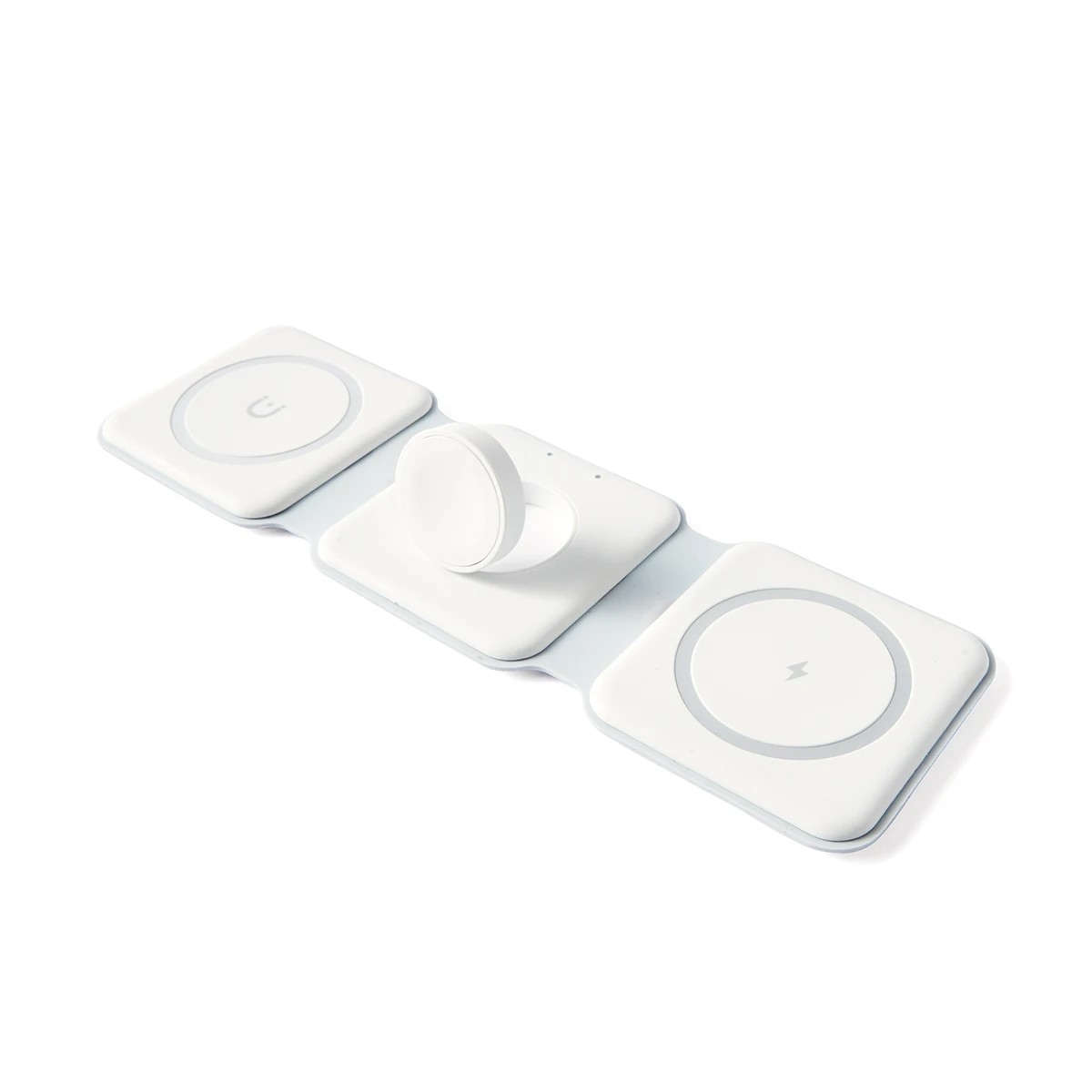 3 Foldable 3-in-1 Magnetic Travel Charger - White, 3 of 10