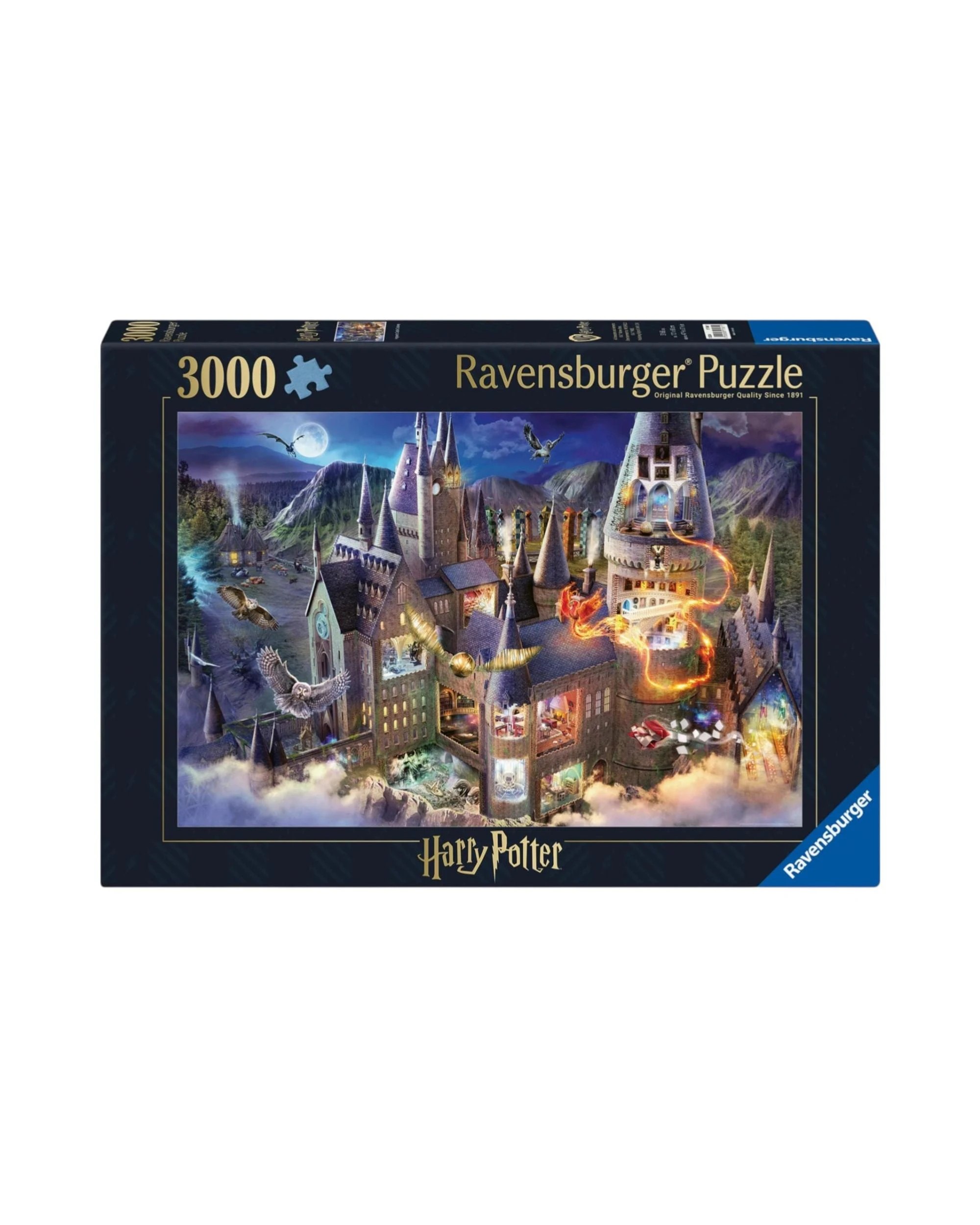 1 Ravensburger Harry Potter Hogwarts Castle Cutaway 3000 Piece Jigsaw Puzzle, 1 of 5