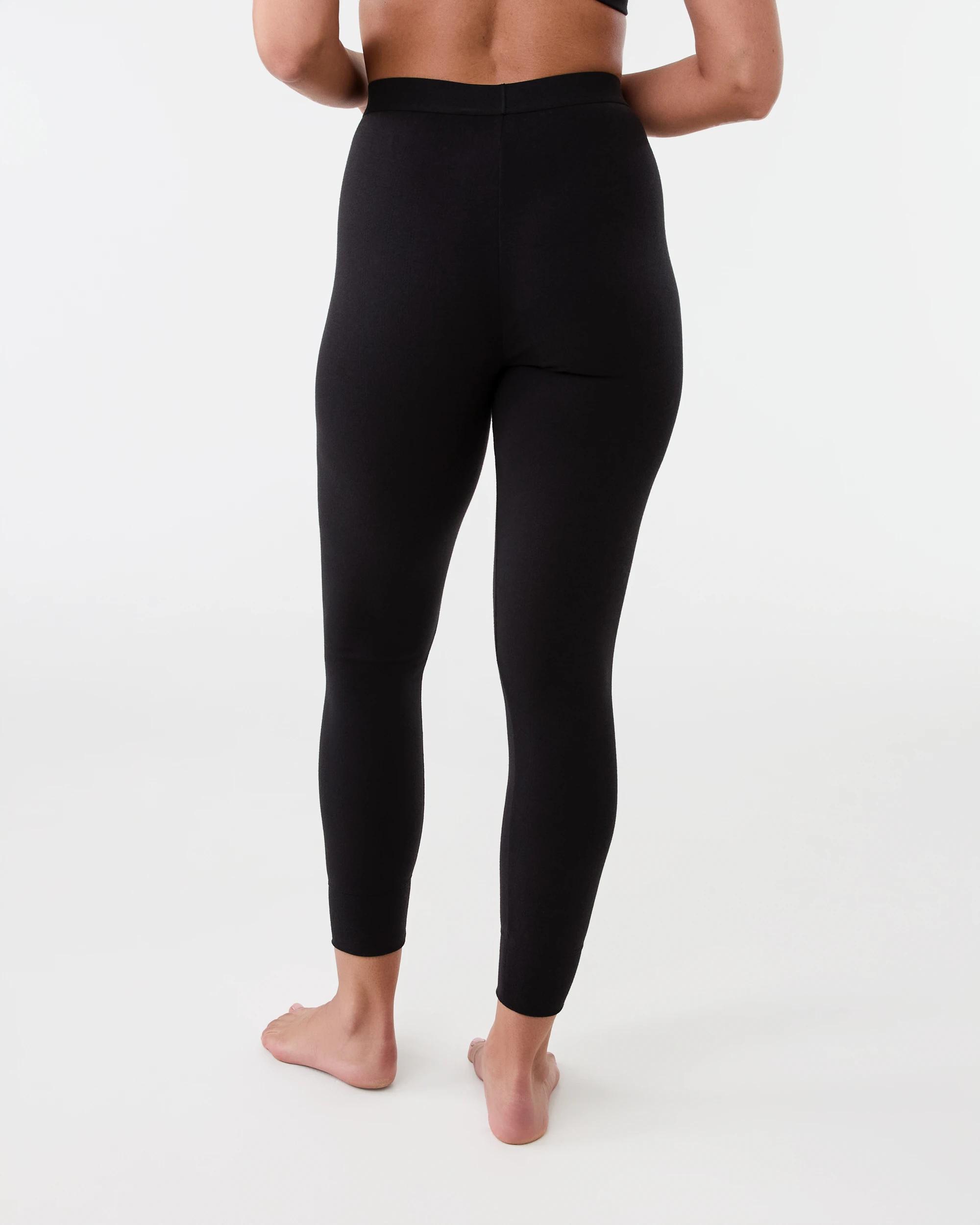3 Thermal Pointelle Leggings Black, 3 of 4