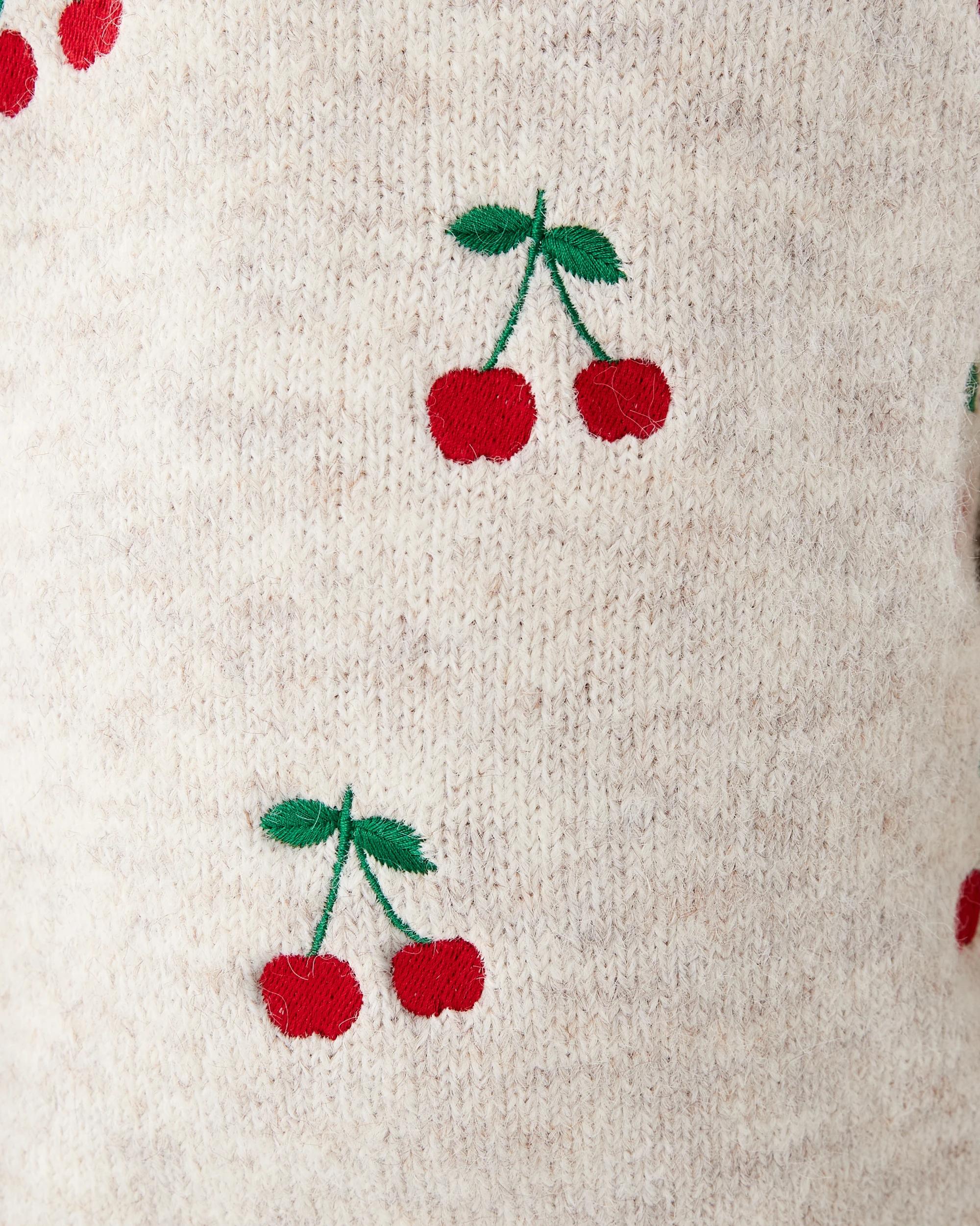 5 Embellished Jumper Bge Cherry, 5 of 8