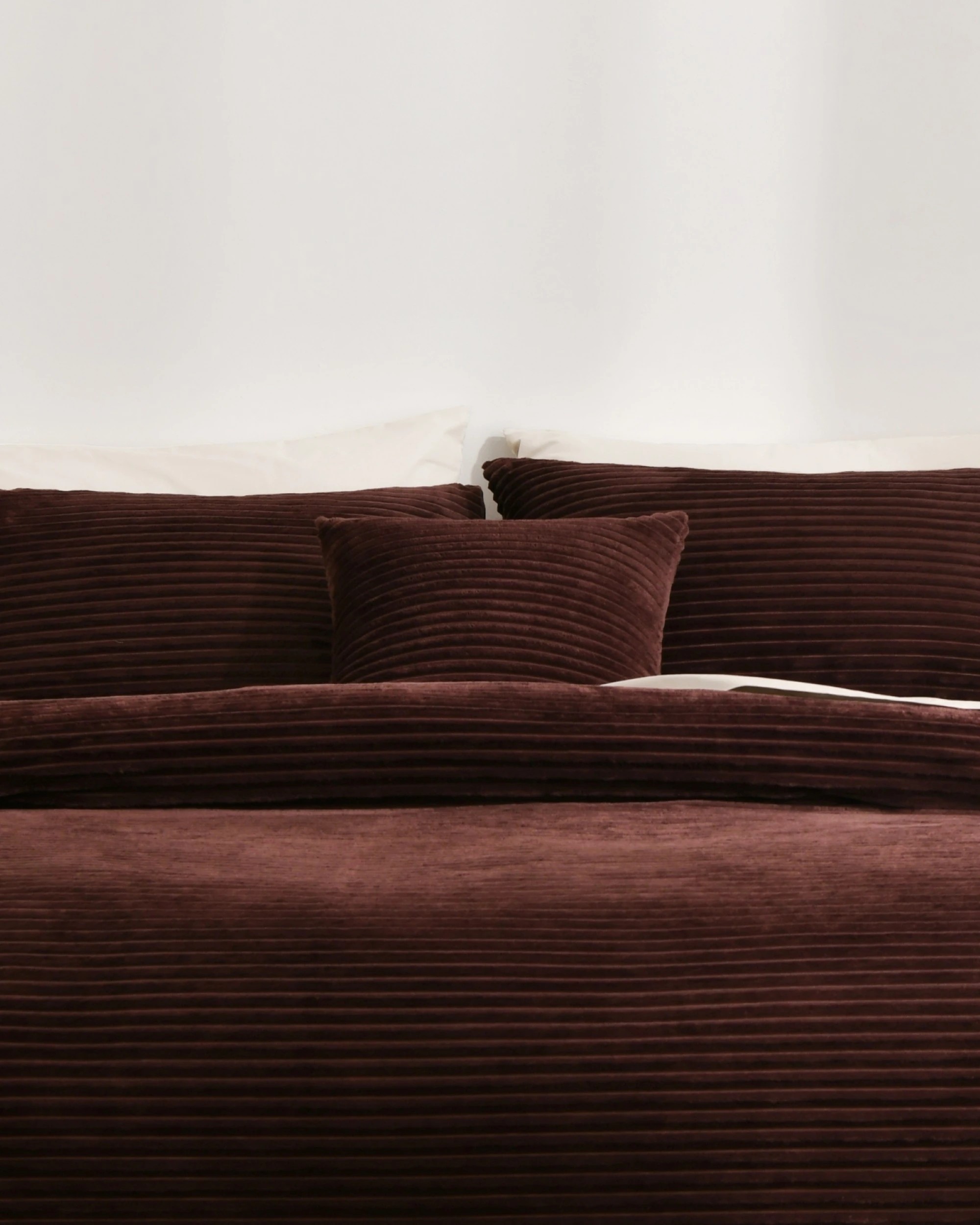 6 Dreamaker Embossed Fleece Cushion 45x45cm - Chocolate, 6 of 6