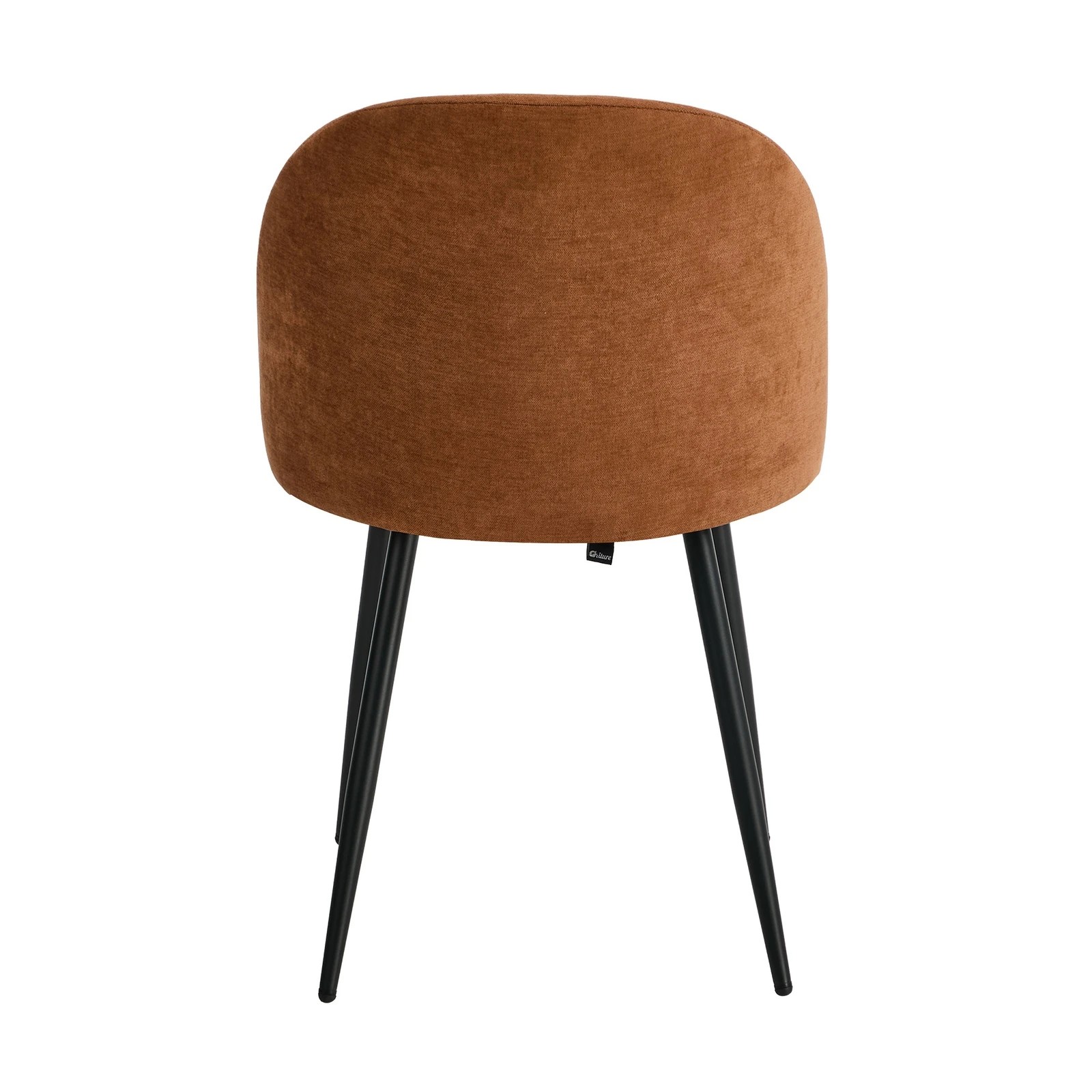 9 Oikiture 2x Dining Chairs Accent Chair Armchair Kitchen Upholstered Linen - Orange, 9 of 9