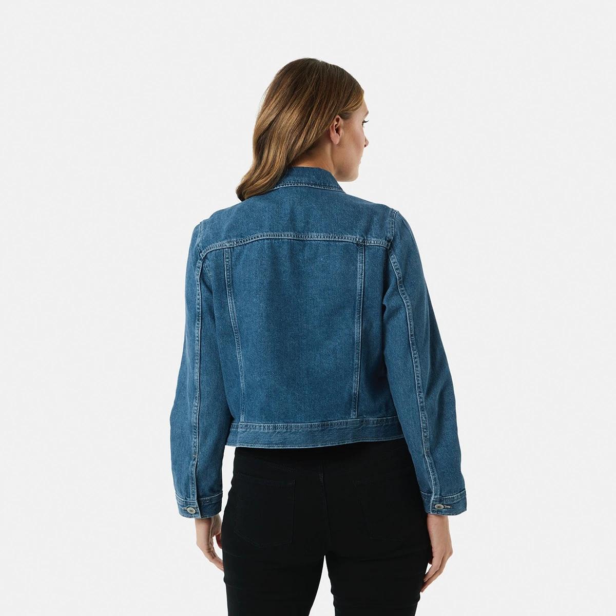 4 Denim Jacket MID WASH, 4 of 7