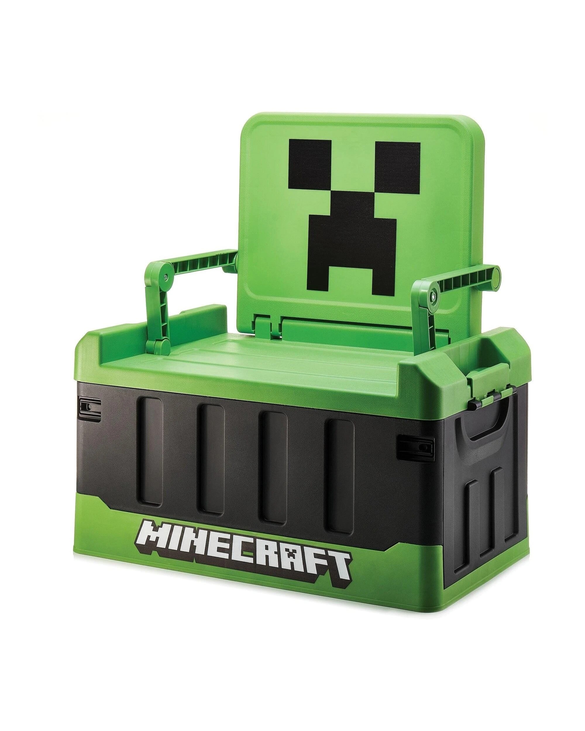 1 Numskull Minecraft Bedroom Storage Box With Folding Chair, 1 of 7