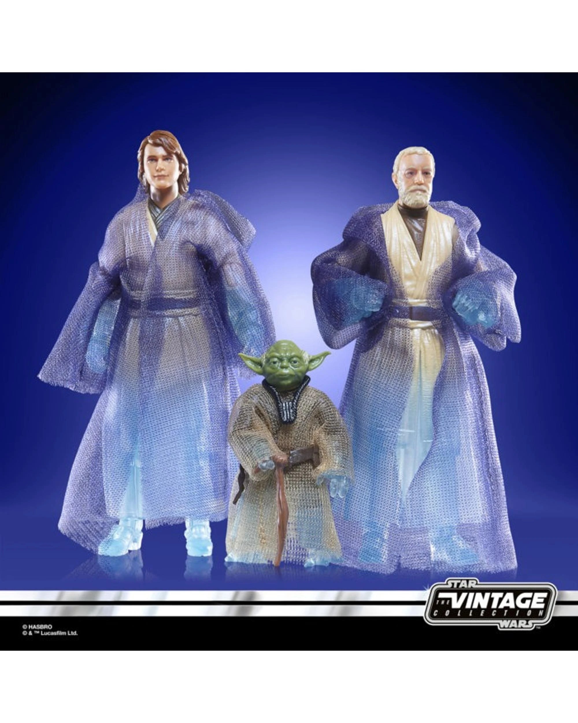 4 Star Wars The Vintage Collection Jedi Spirits Action Figures 3 Pack, 4 of 6