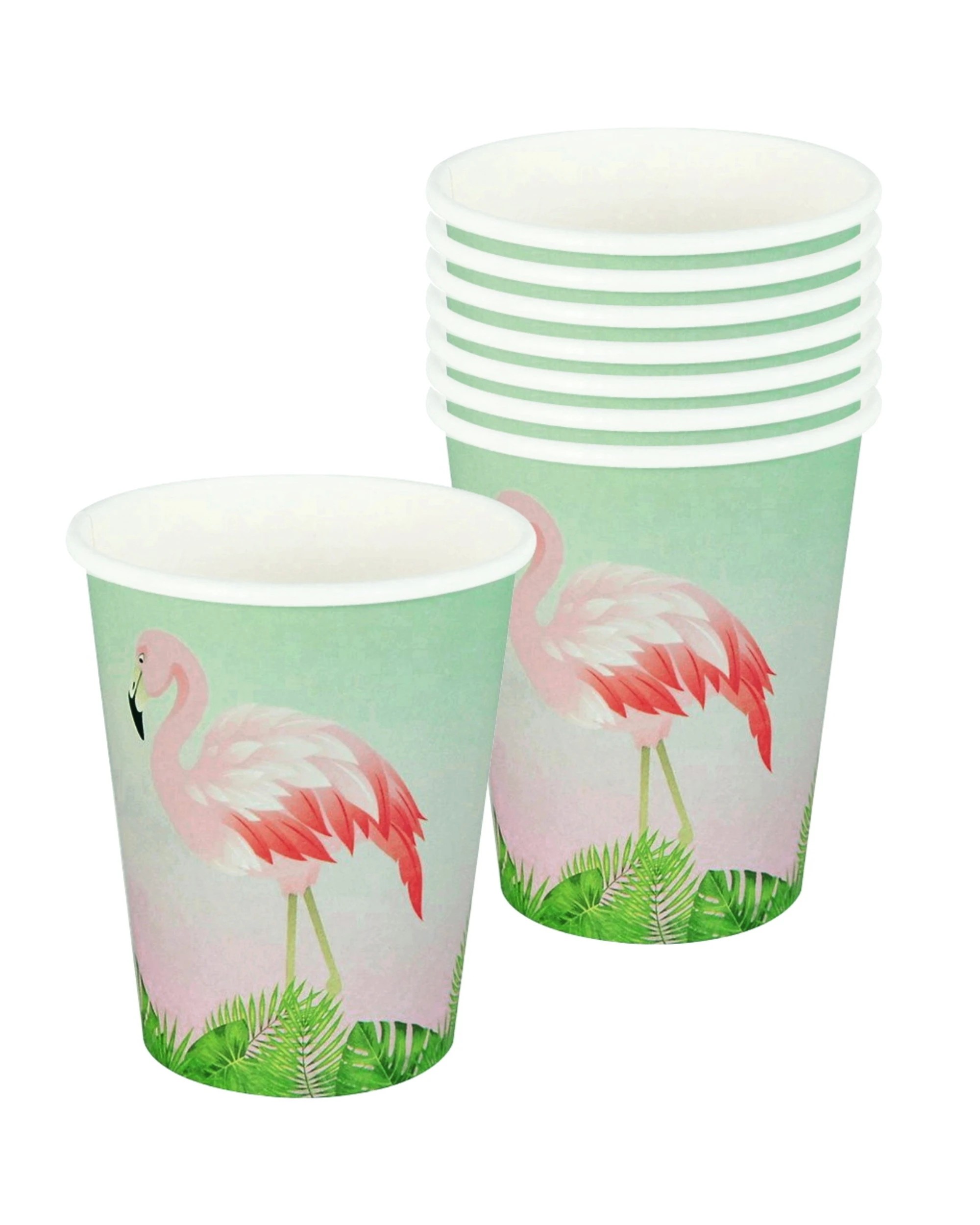 1 Party Maker Flamingo Tropicana Paper Cups Pack of 8Multi - Multi, 1 of 1