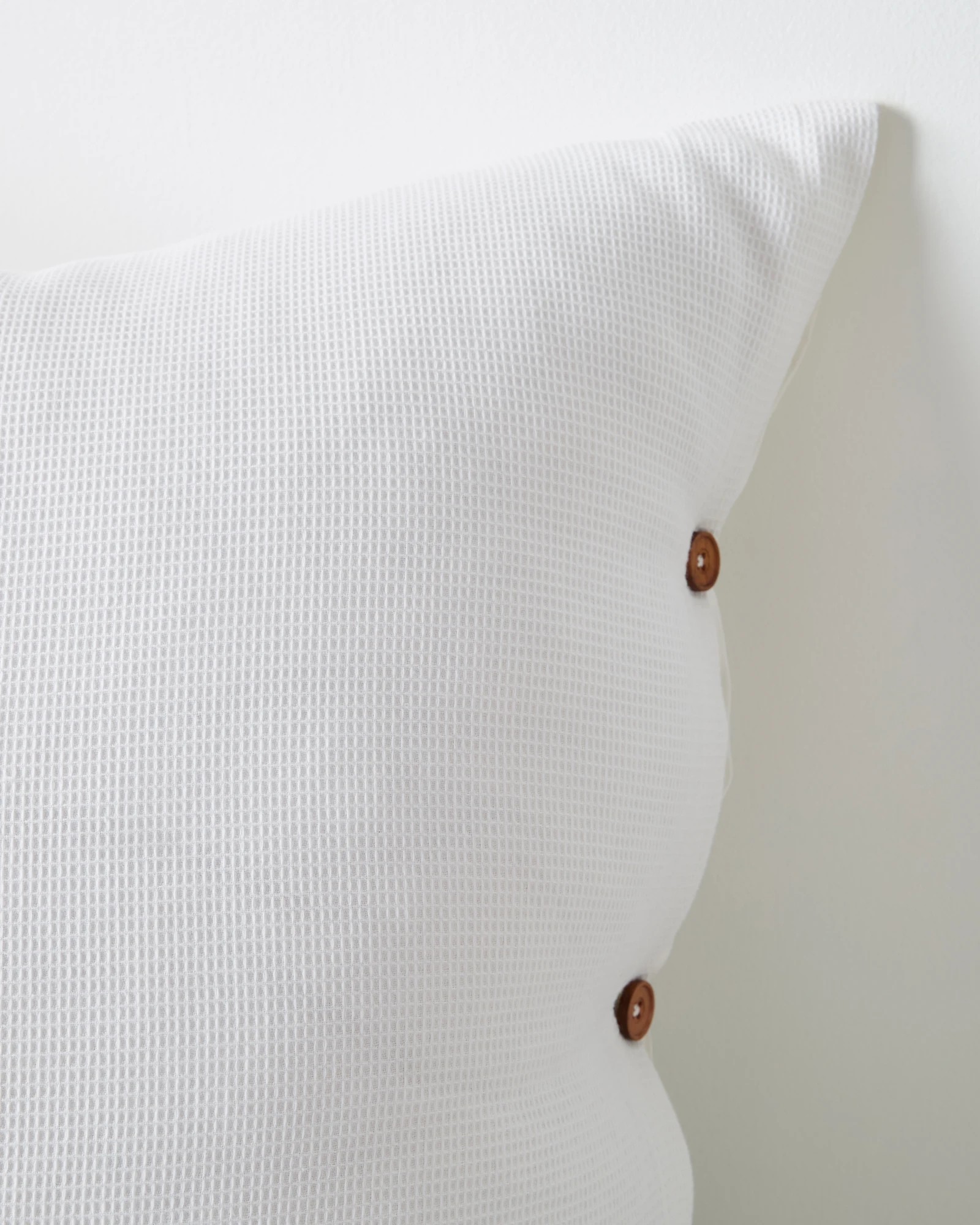 2 Target Nico Mini Waffle Australian Cotton European Pillowcase - One Size - White, 2 of 2