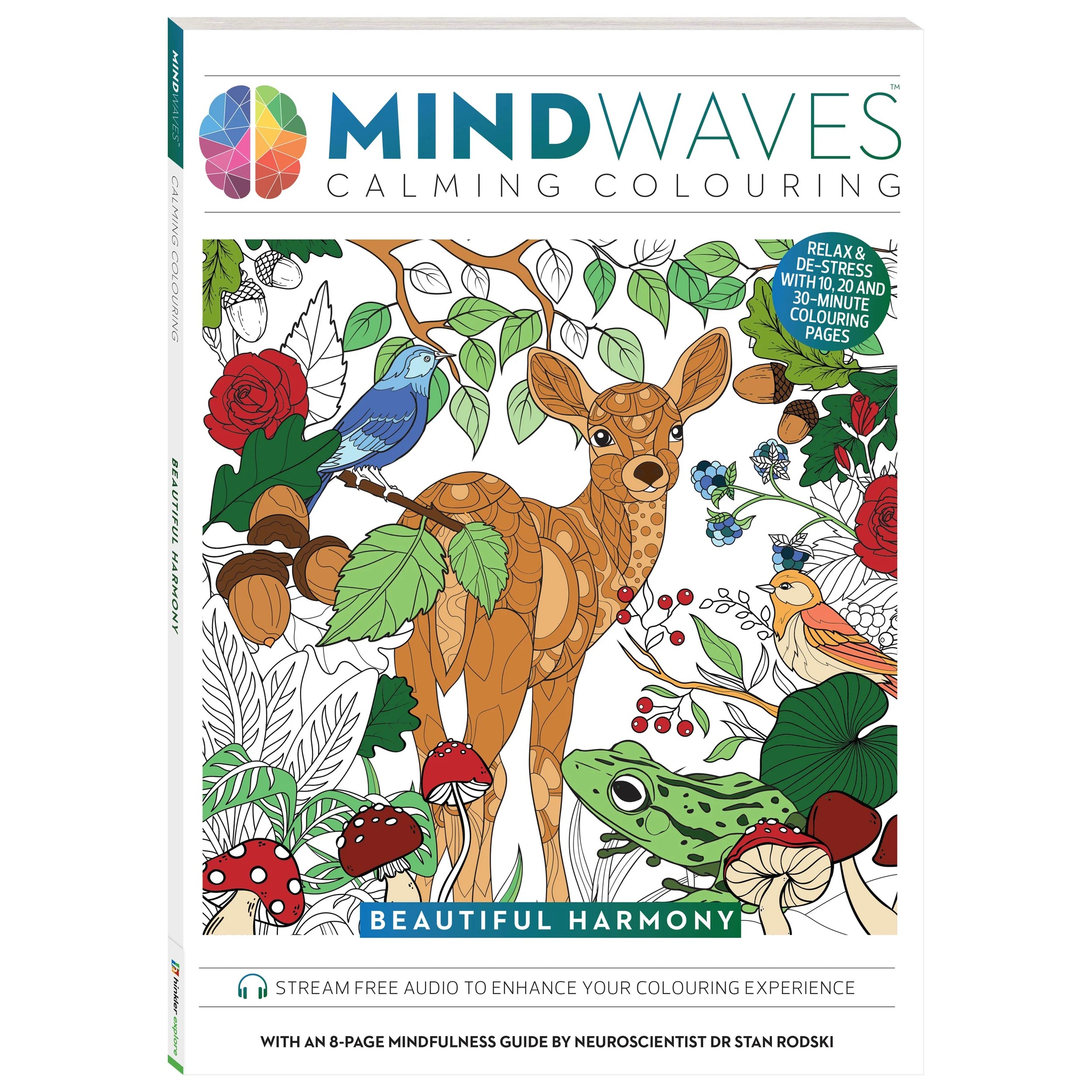 1 Mindwaves Calming Colouring: Beautiful Harmony - Book, 1 of 4