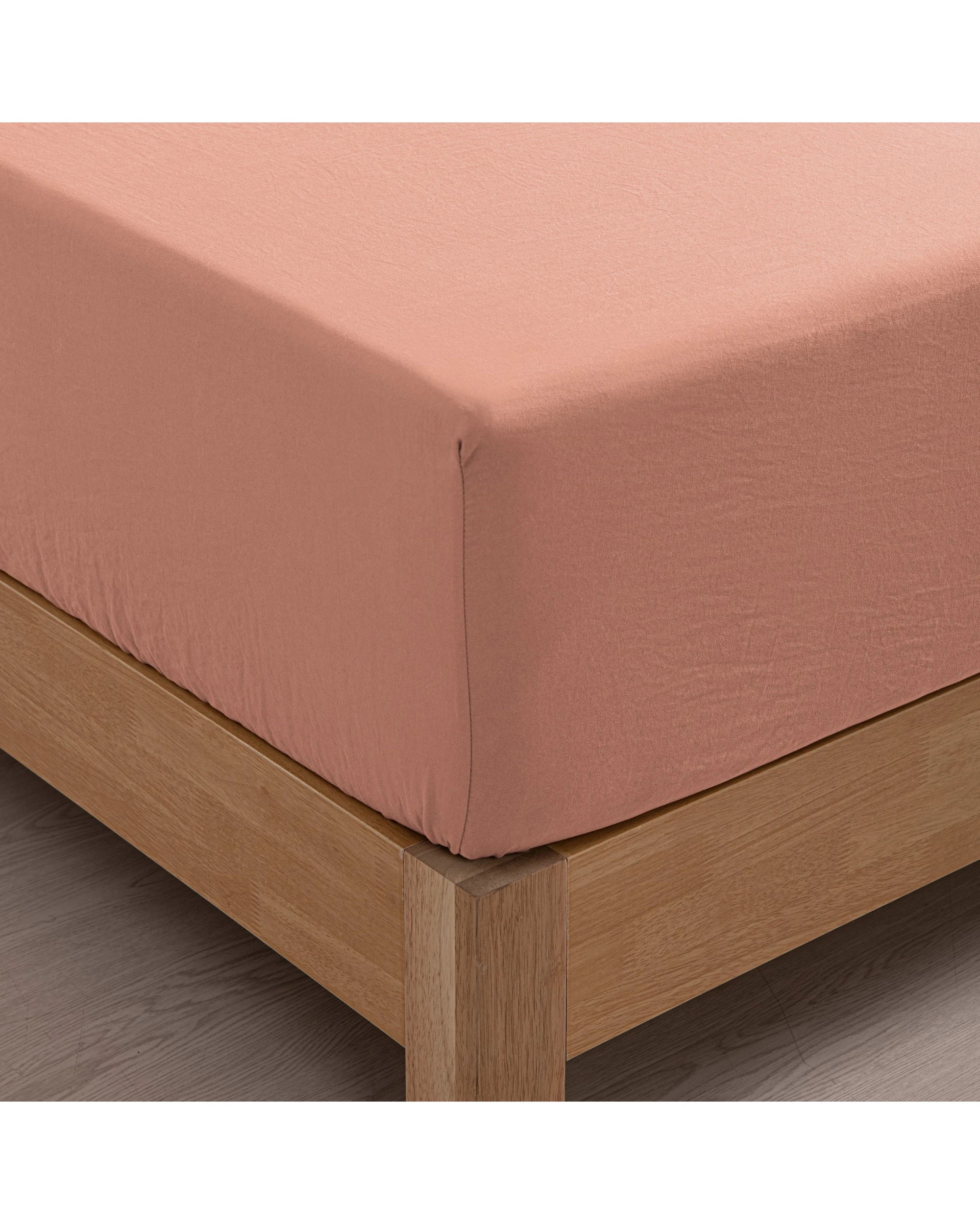 4 Dreamaker Superfine Washed Microfibre Combo Fitted Sheet Set - King Bed - Pink Clay, 4 of 6