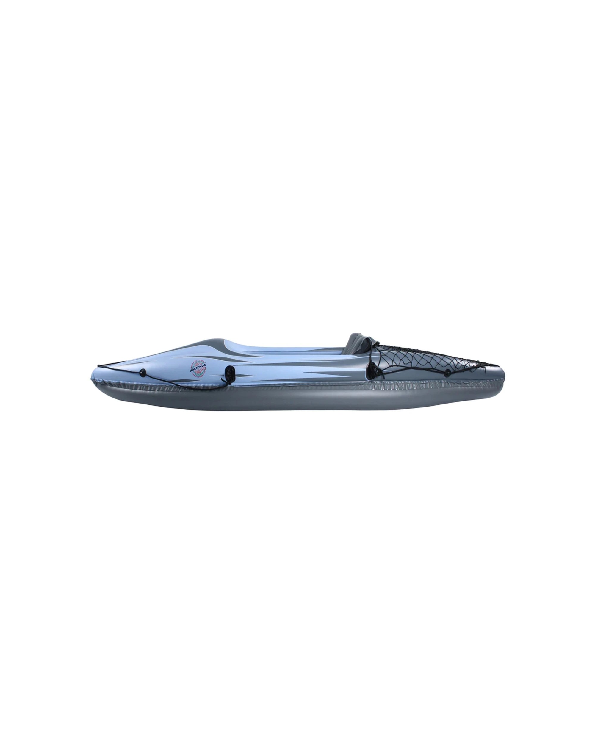 4 Hacienda Inflatable Single Person Kayak PVC 100kg 274cm With Oar And Pump - Blue, 4 of 7