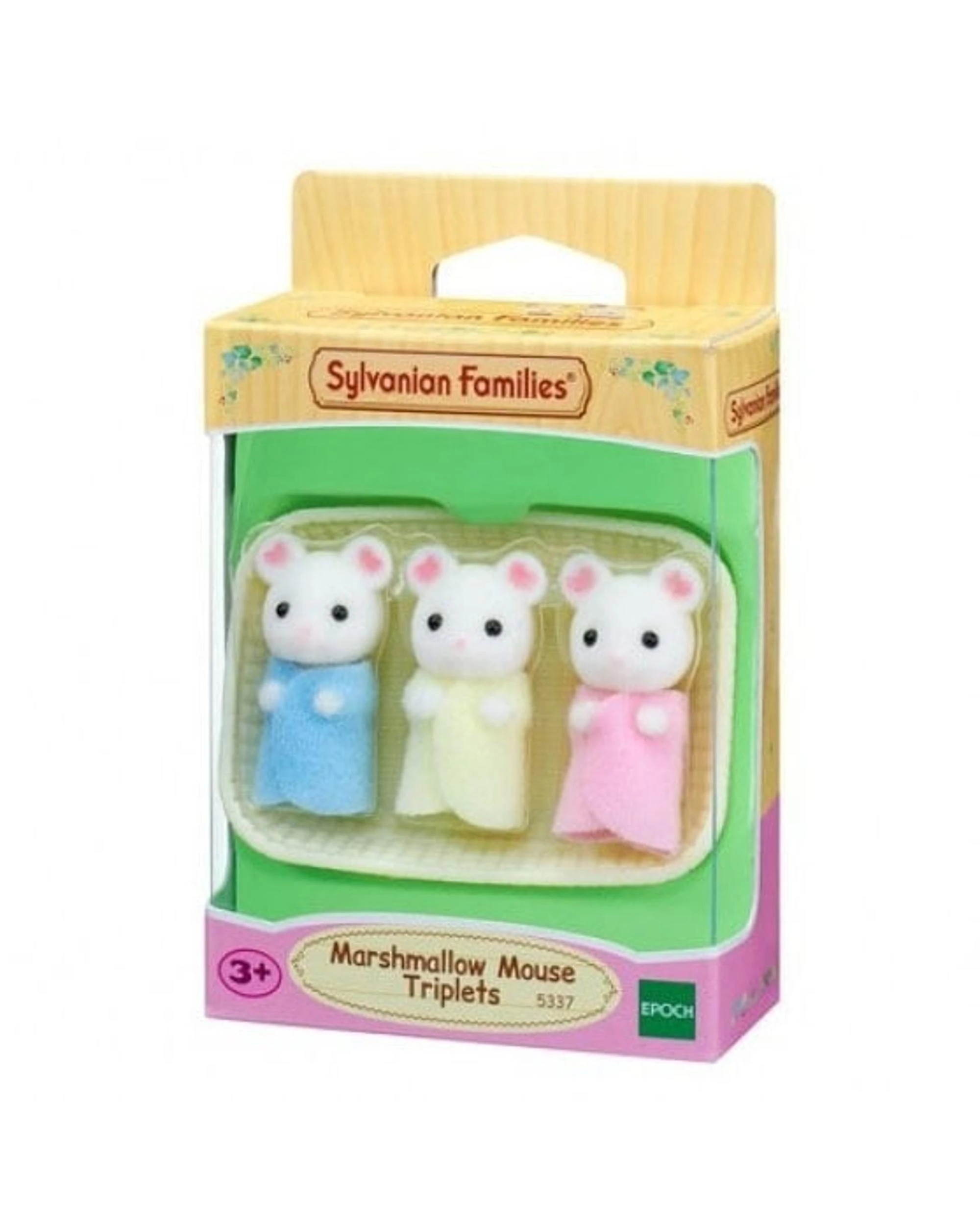 1 Sylvanian Families Marshmallow Mouse Triplets, 1 of 3