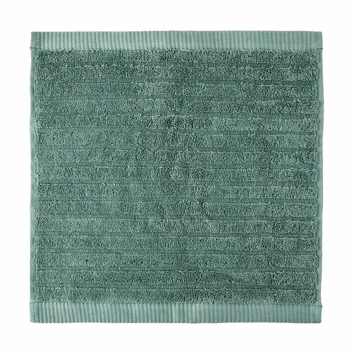 3 Cotton Face Washer - Teal, 3 of 4