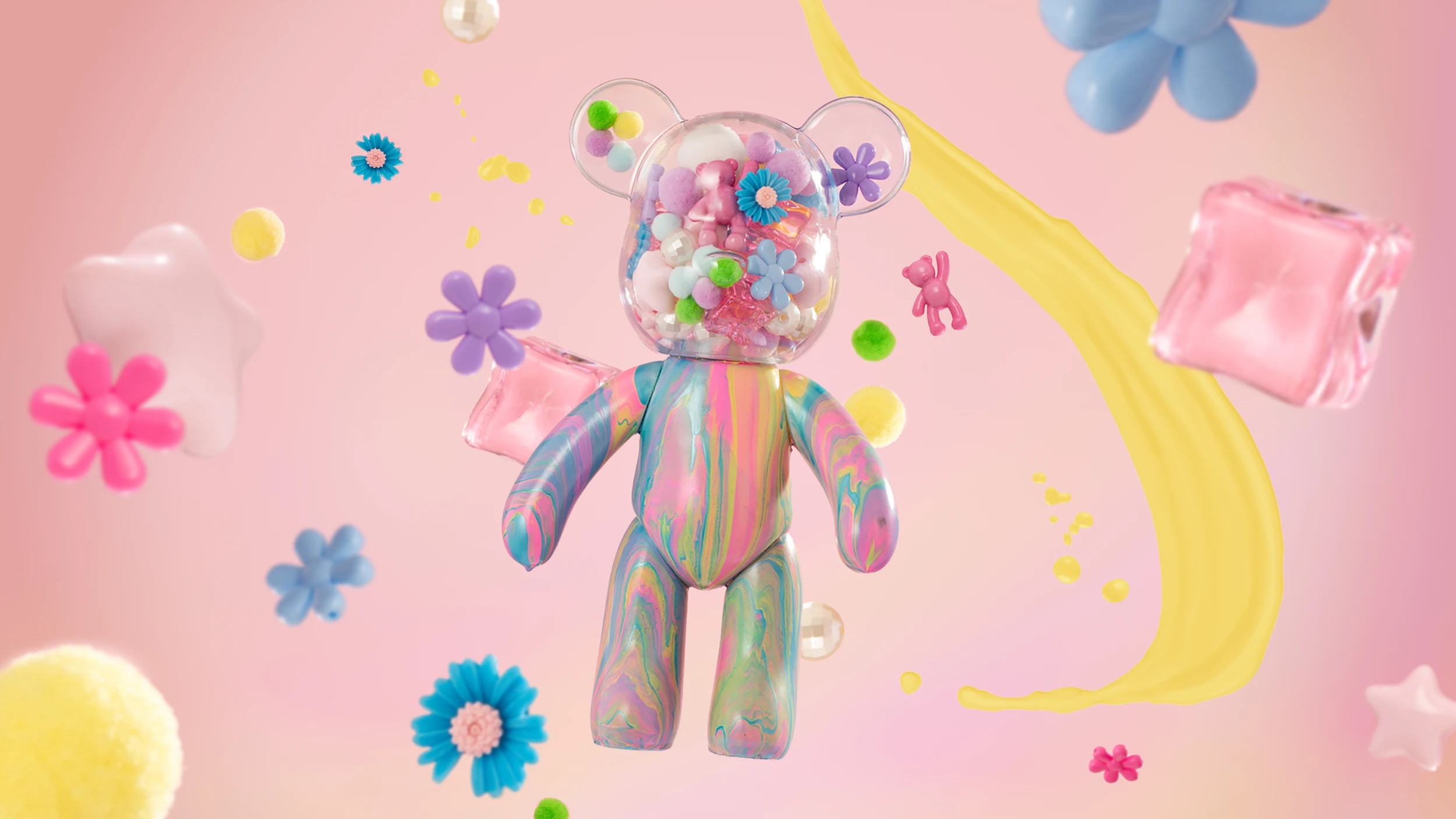 10 Pour Palz Fillz Bear - Assorted, 10 of 10
