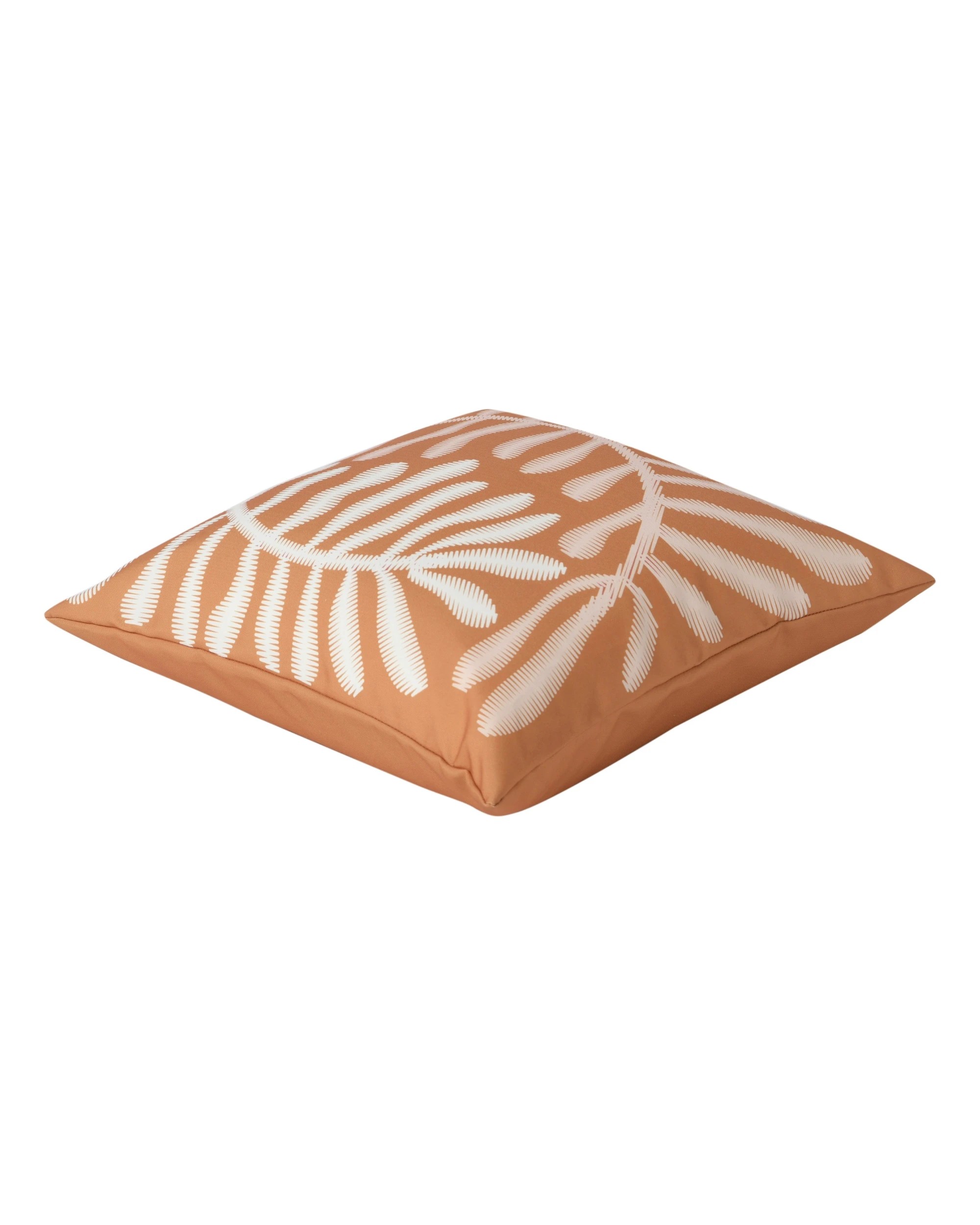 3 Vibes Fennel Printed Outdoor Cushion 50x50cm - Terracotta, 3 of 7