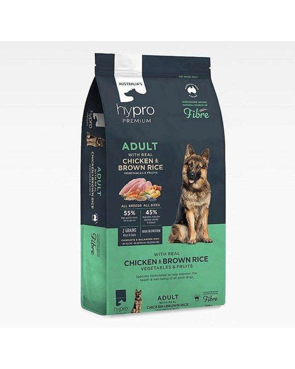 Hypro Premium Adult All Breeds Dry Dog Food with Chicken & Brown Rice 2.5kg