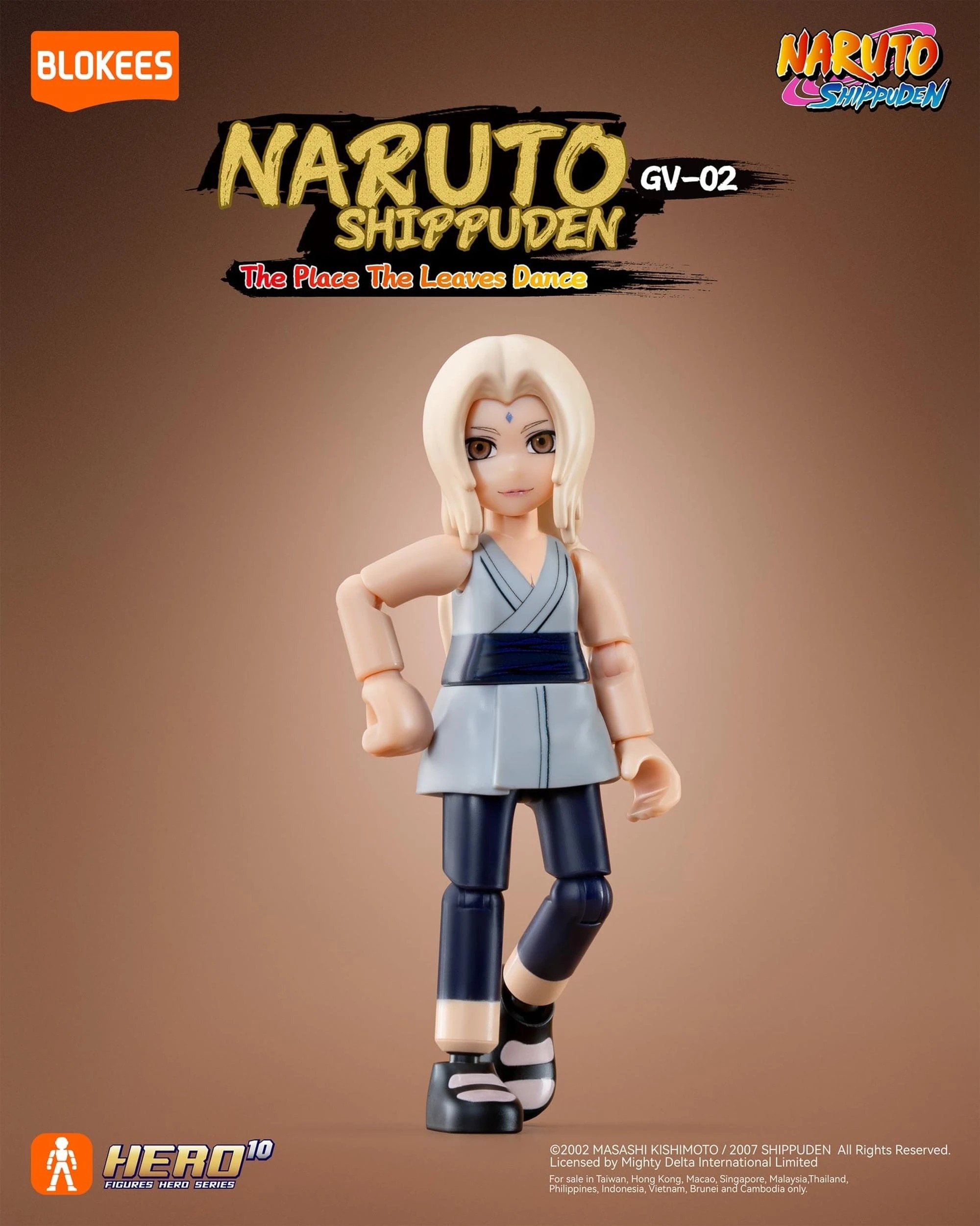 5 Blokees Naruto Shippuden Galaxy Version 02 The Place the Leaves Dance Model Kit Blind Box, 5 of 9