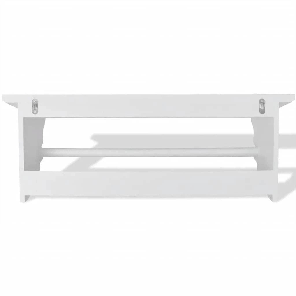 3 Vidaxl Coat Rack Mdf Baroque Style - White, 3 of 5