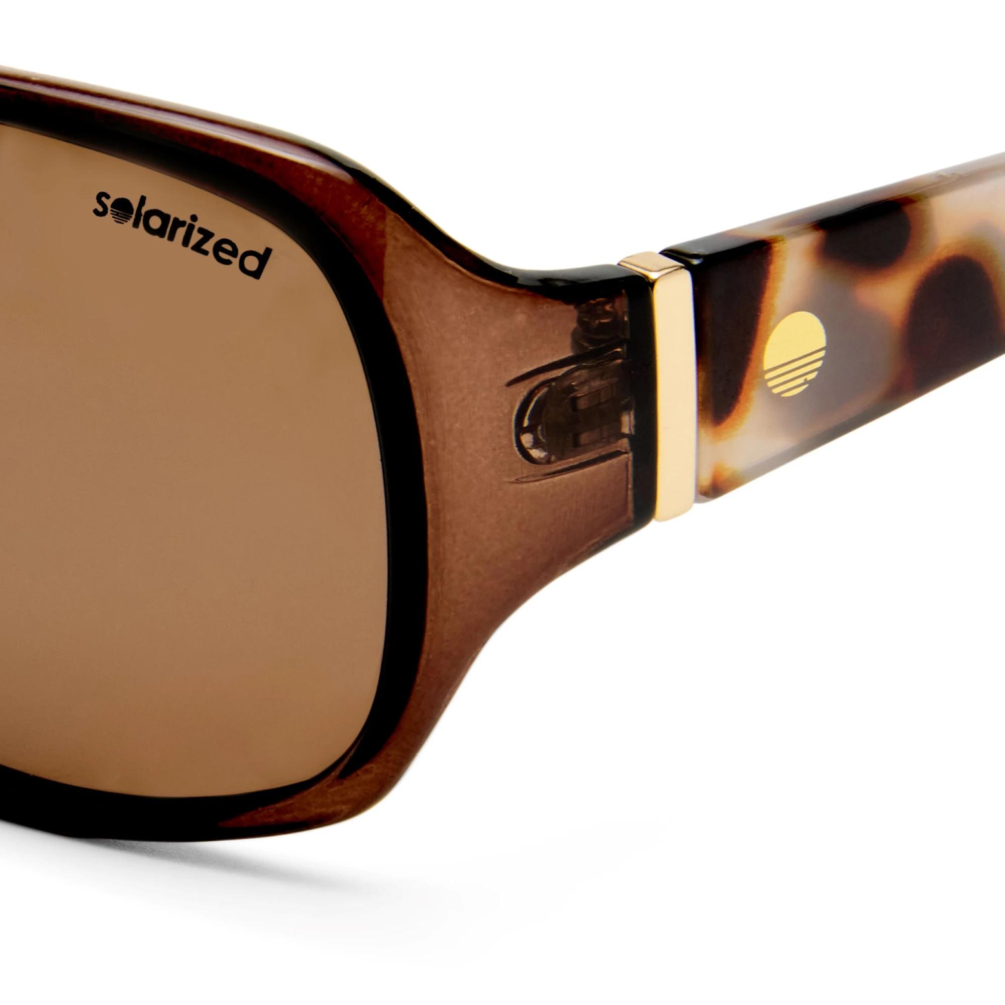 3 Solarized® Glam Wrap Sunglasses, Dark Tortoishell TORTOISHELL, 3 of 3