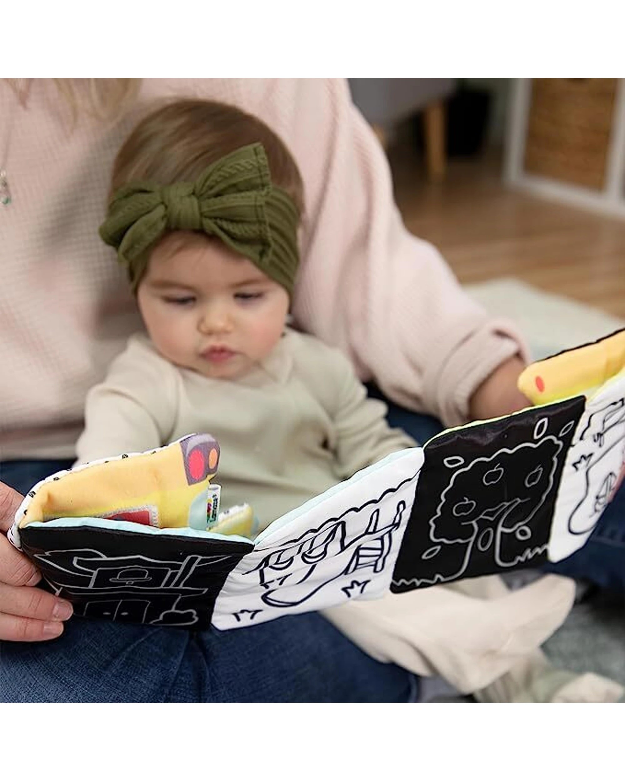 2 LAMAZE Accordion Bus Soft Book Sensory Toy With Teether - Multi, 2 of 4