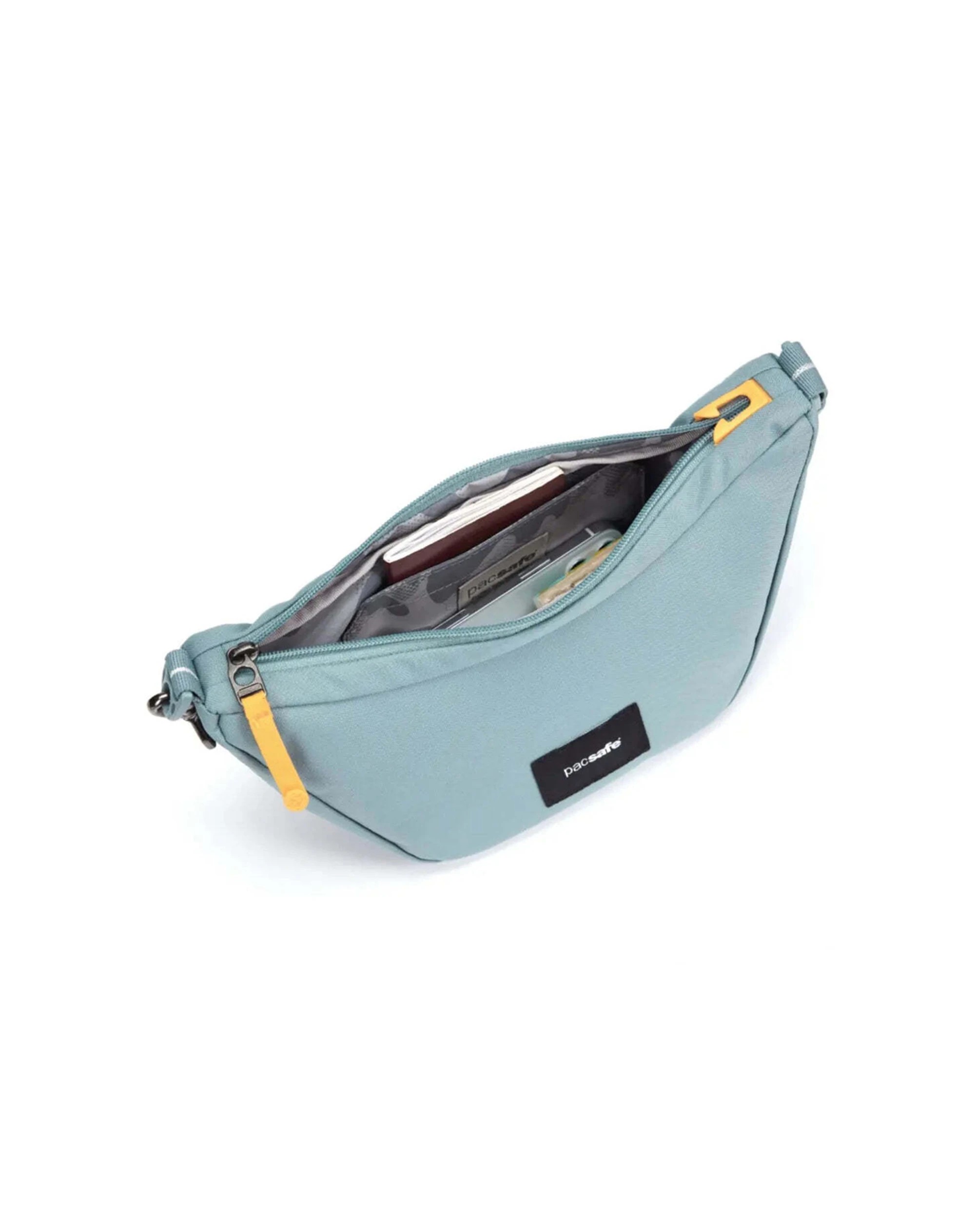2 Pacsafe Go Anti-Theft Lunar Crossbody Bag RFIDsafe Blocking Pockets Cut Resistant Fresh Mint - Green, 2 of 7