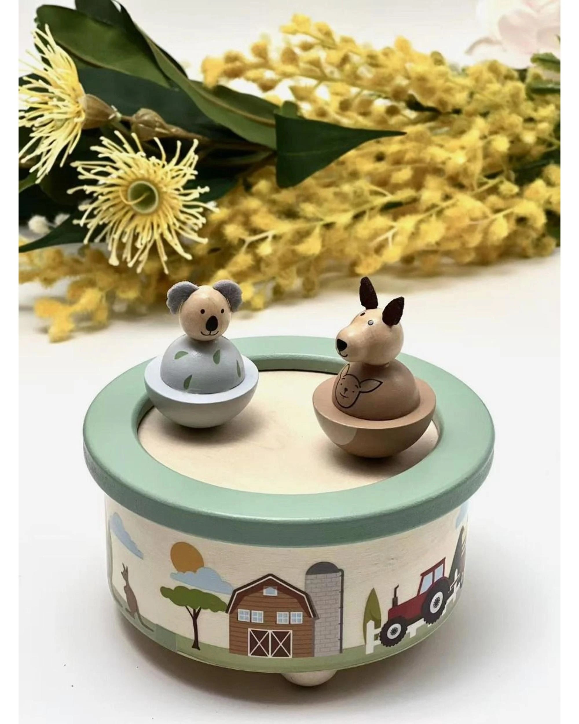 3 Toyslink Wooden Kangaroo and Koala Music Box, 3 of 3