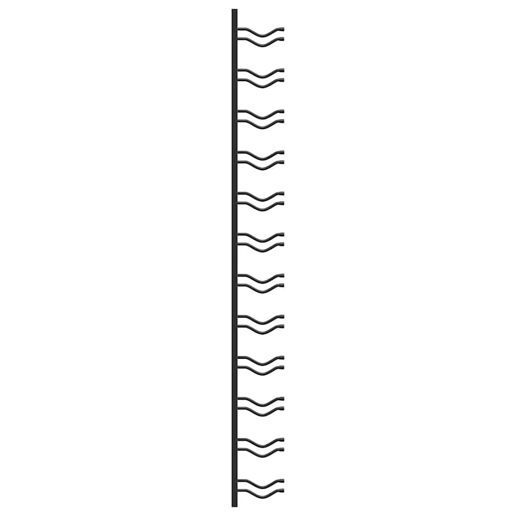 6 Vidaxl Wine Rack Wine Rack, Wine Racks - Black, 6 of 9