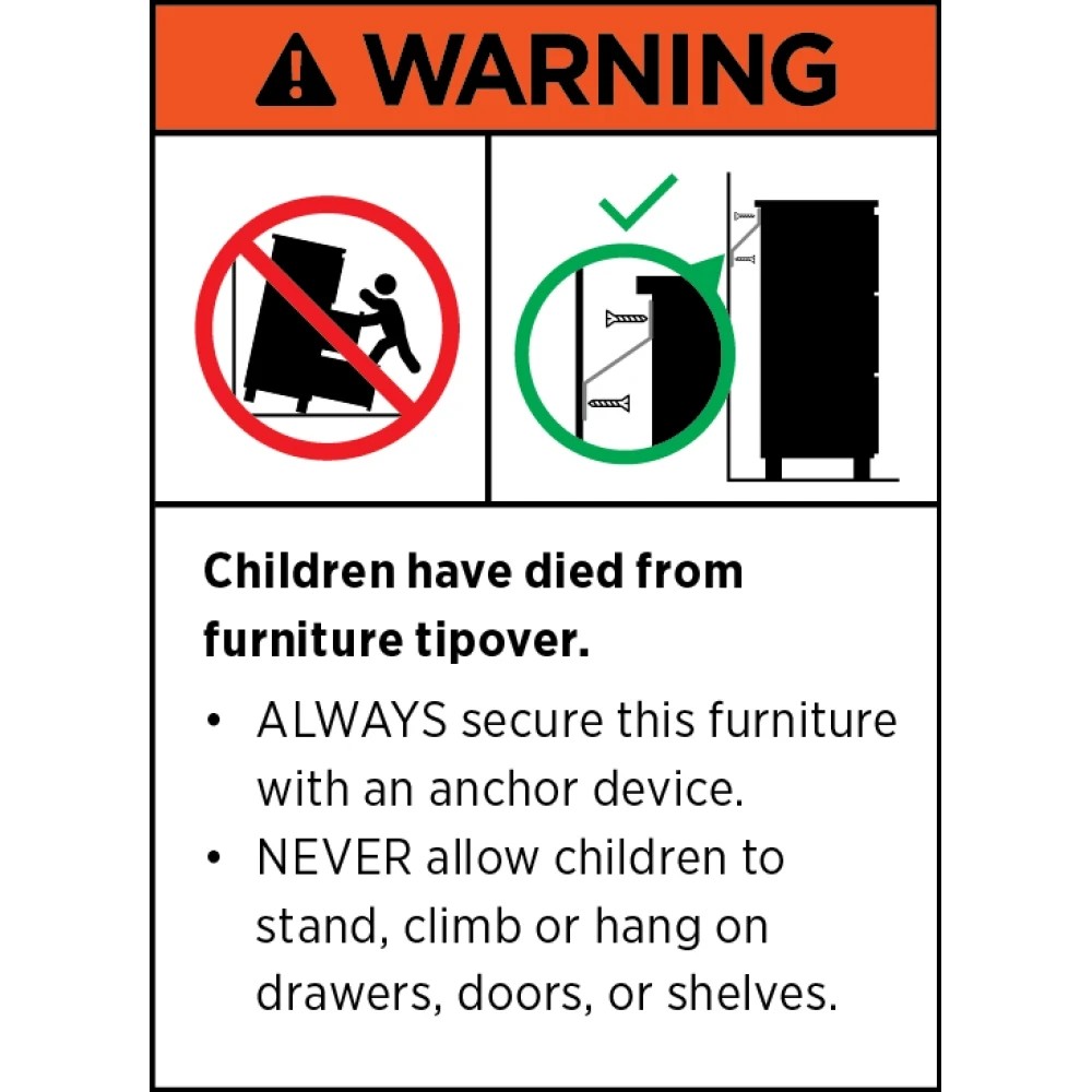 Kodu Buffet Credenza Sideboard Cabinet 2 Doors 3 Drawers - Black - Kmart