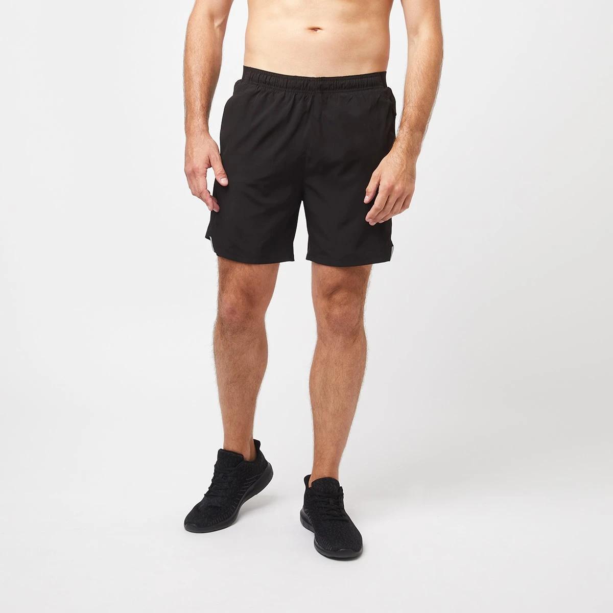 7 Active Mens Dual Layer Shorts Black, 7 of 8