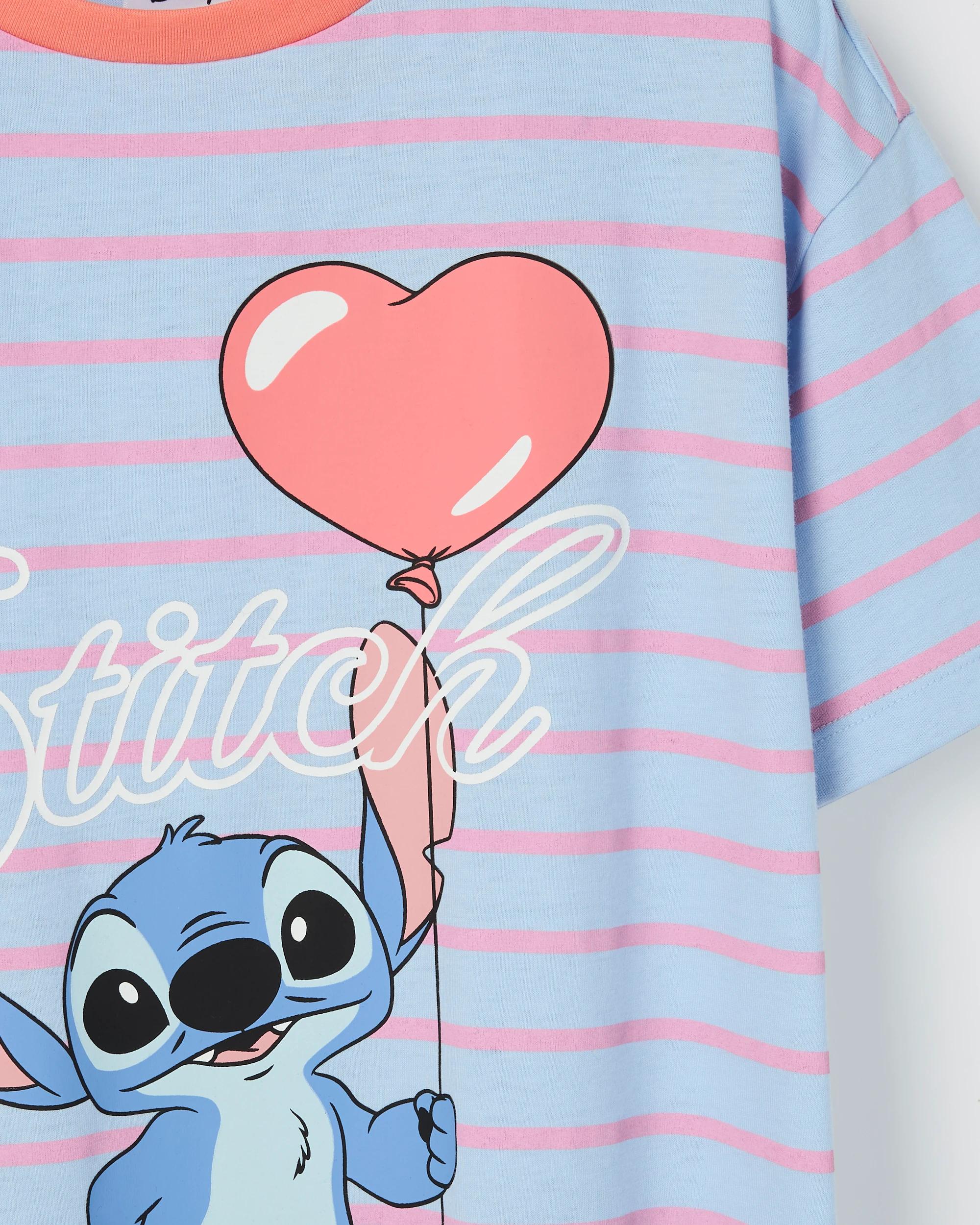 6 Disney Lilo & Stitch Older Girls Short Sleeve Oversized Nightie LILO & STITCH, 6 of 7