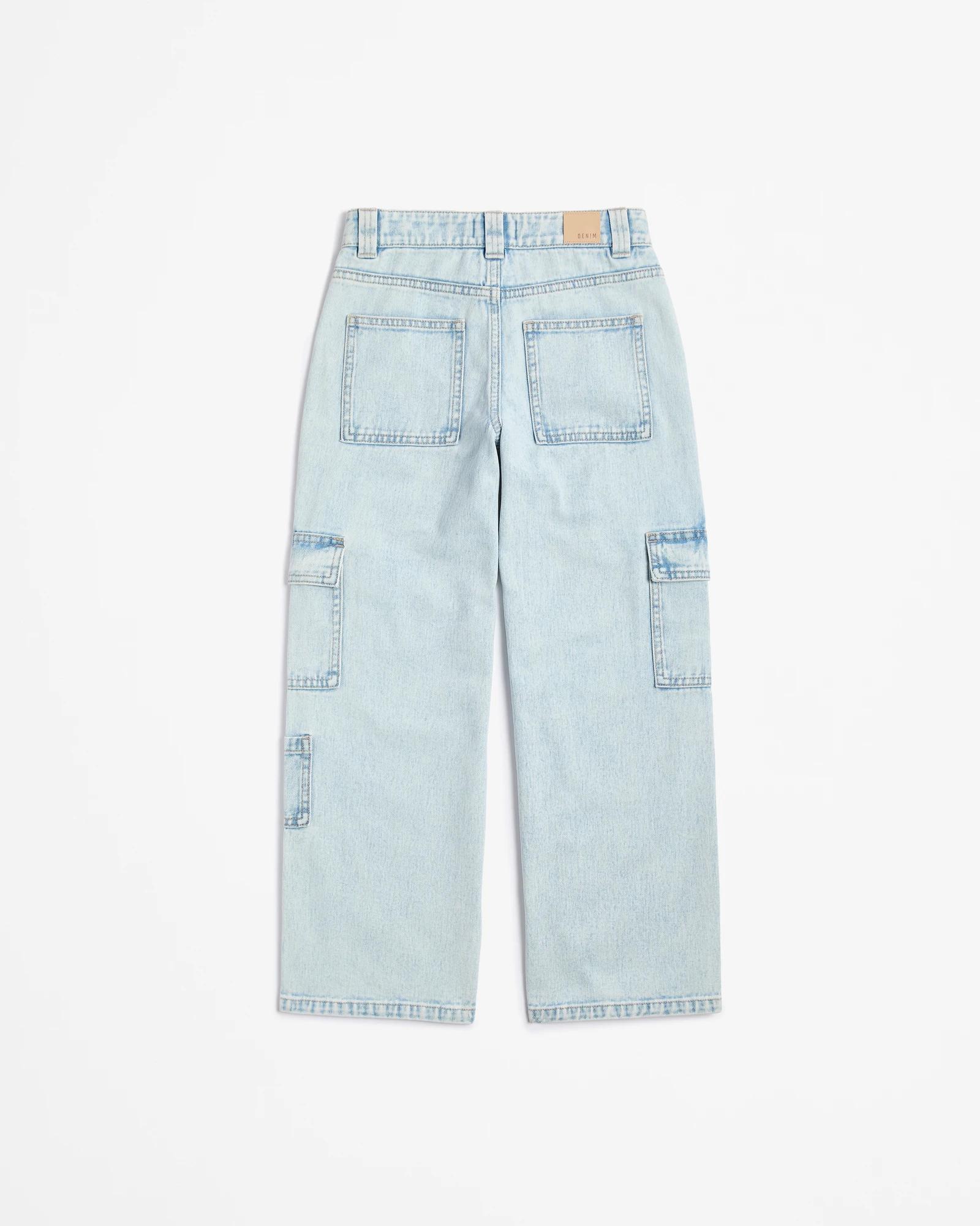 3 Target Cargo Denim Jeans LIGHT BLUE, 3 of 3