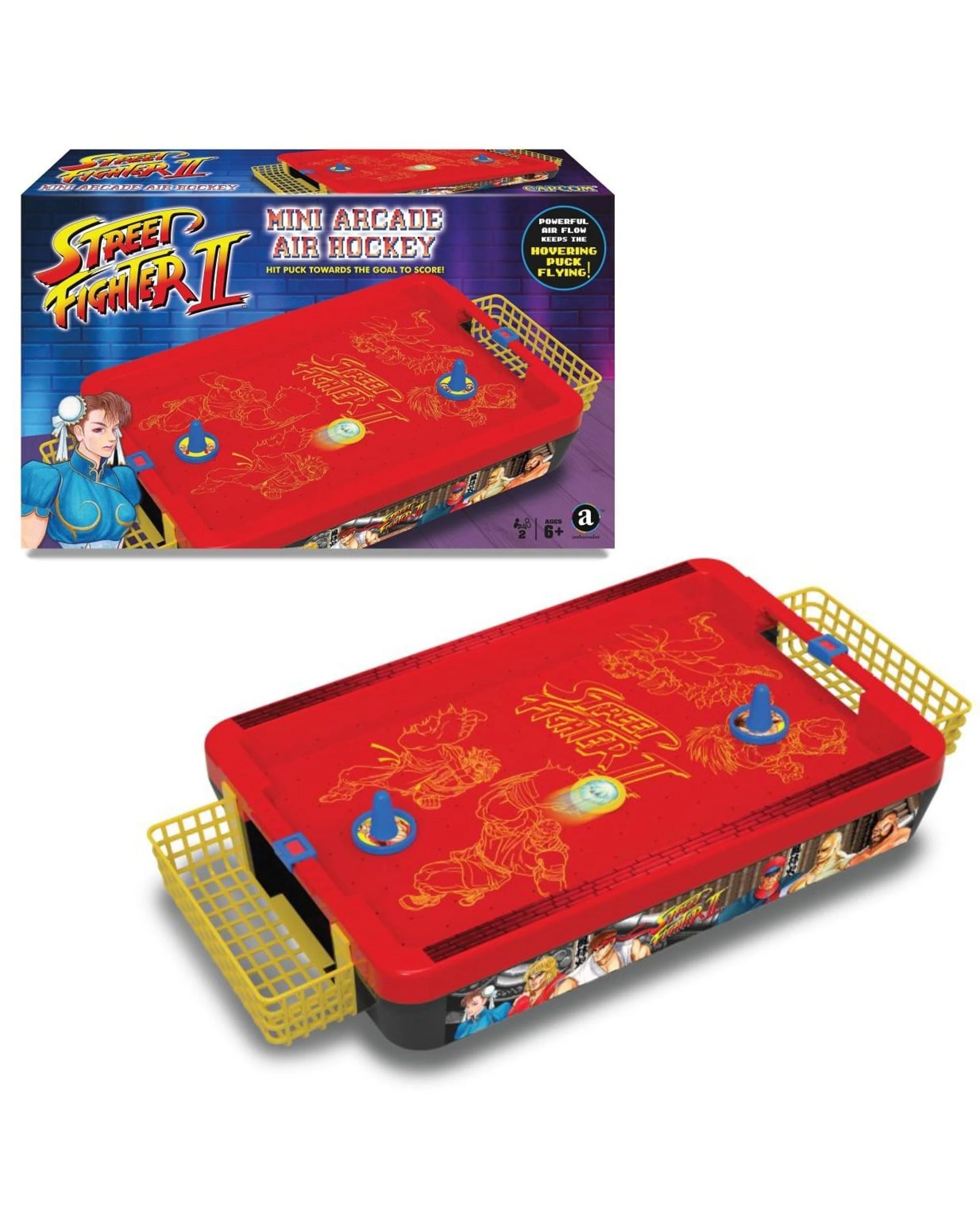 1 Street Fighter II Mini Arcade Air Hockey, 1 of 3