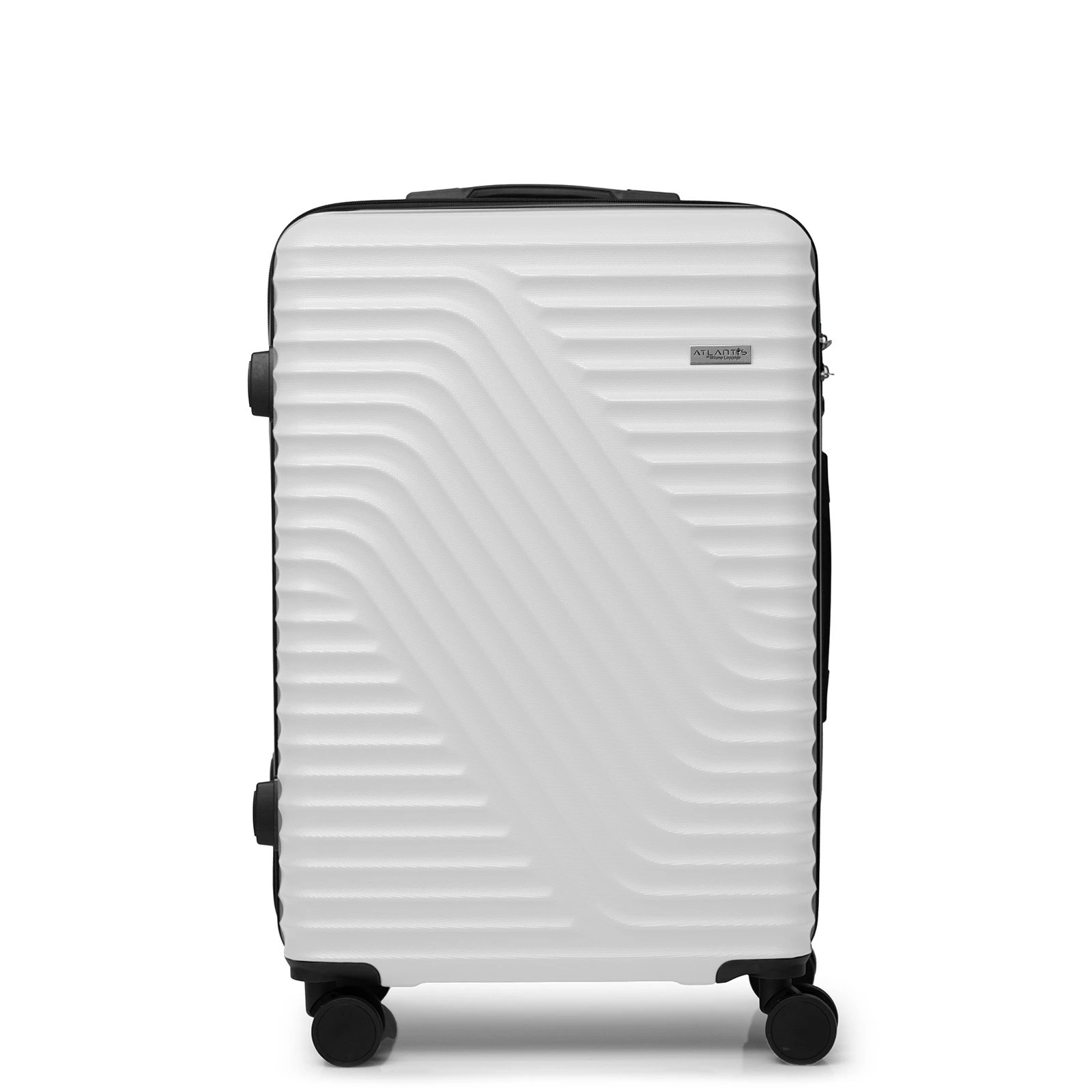 5 Milano Décor Atlantis Luggage 3 Piece Set TSA Lock Luxury Hard Case Travel Suitcase - White, 5 of 9