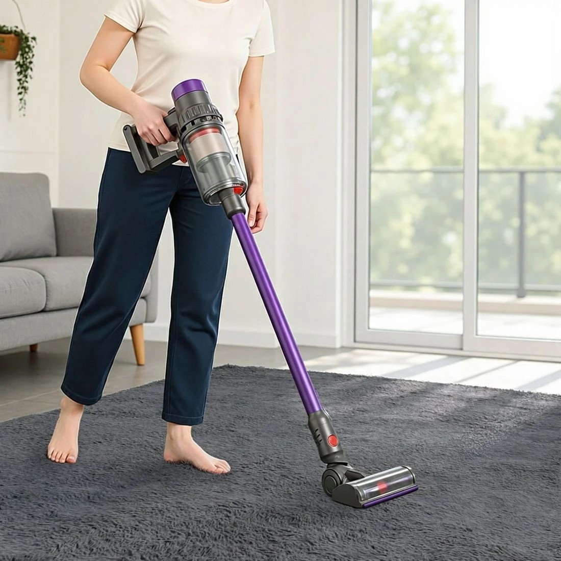 7 Artiss Floor Rug 160x230cm Plush Area Shaggy Rug Living Room Bedroom Carpet - Grey, 7 of 9