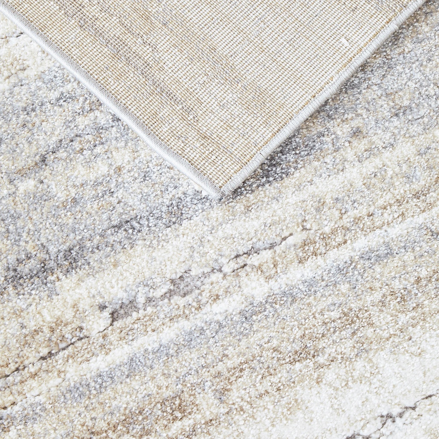 5 Common Ground Rugs Breezewood 77 300x80cm - Medium Runner Power Loomed Pet Friendly Rug - Silver, 5 of 7