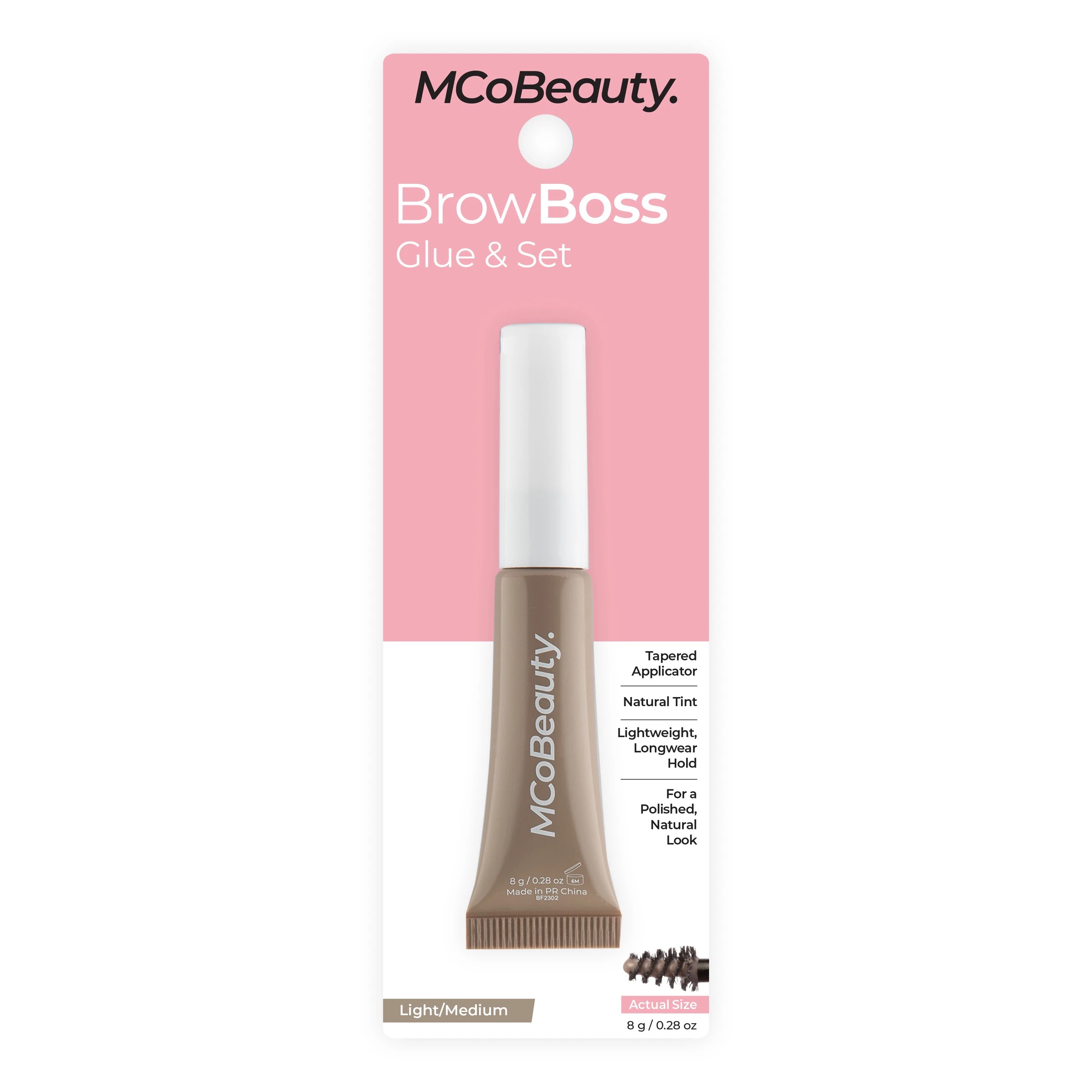 1 MCoBeauty BrowBoss Glue and Set - Light/Medium, 1 of 1